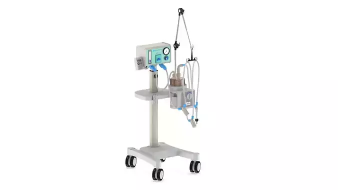 Medical Oxygen Gas Analyzer 3D model