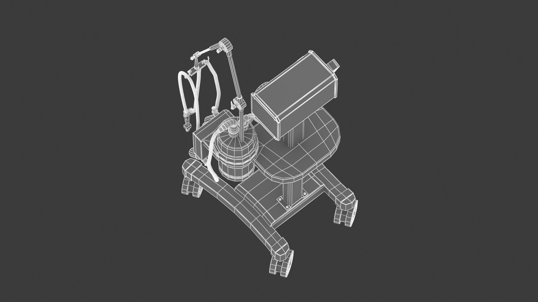 Medical Oxygen Gas Analyzer 3D model_19