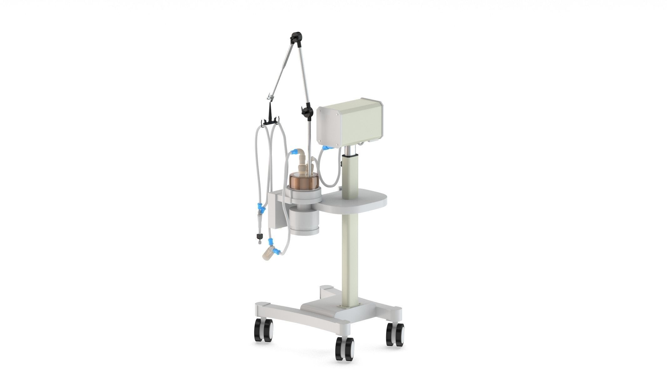 Medical Oxygen Gas Analyzer 3D model_4