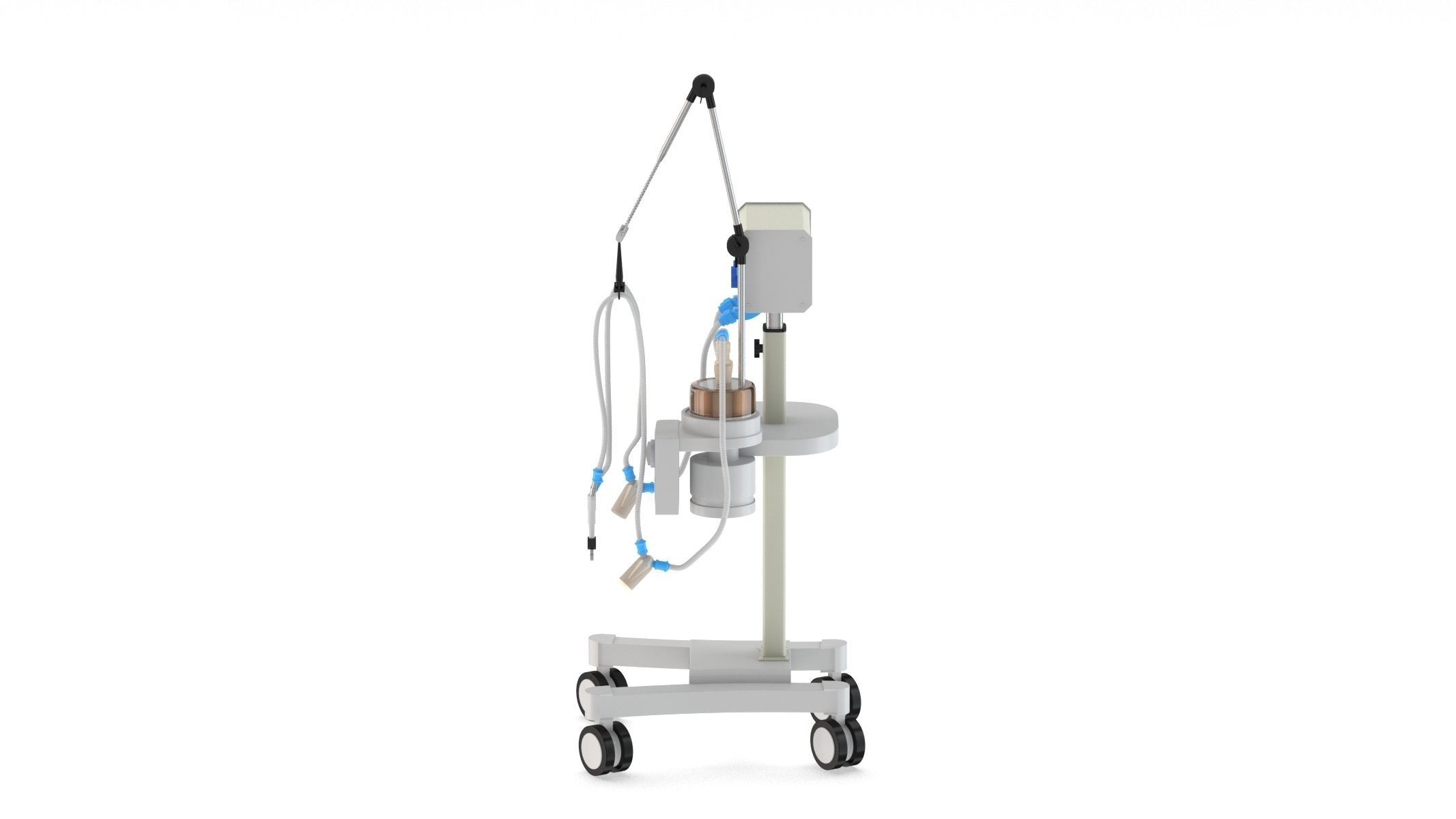 Medical Oxygen Gas Analyzer 3D model_5