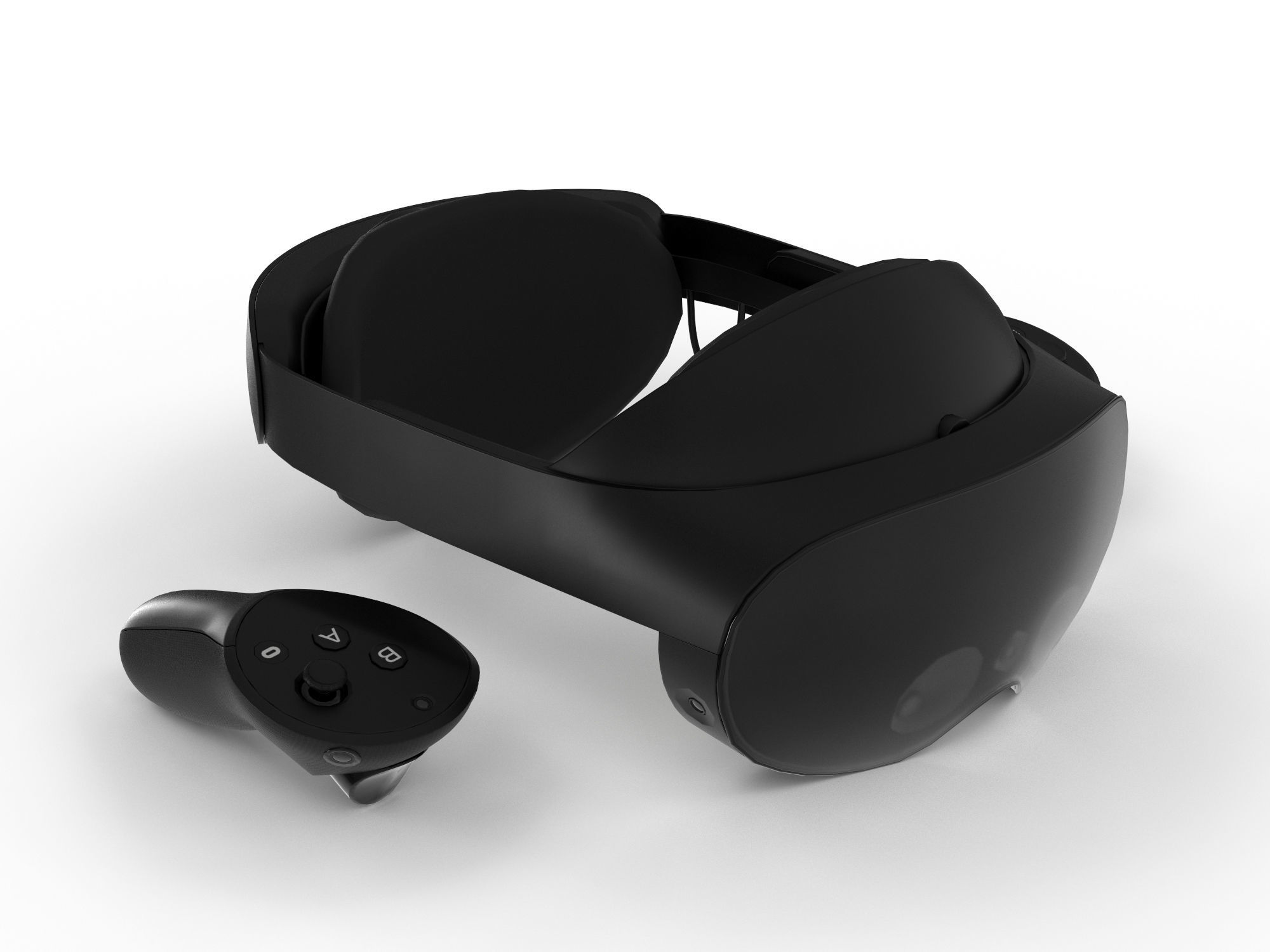 VR QUEST PRO LOW POLY GAME READY Low-poly 3D model_2