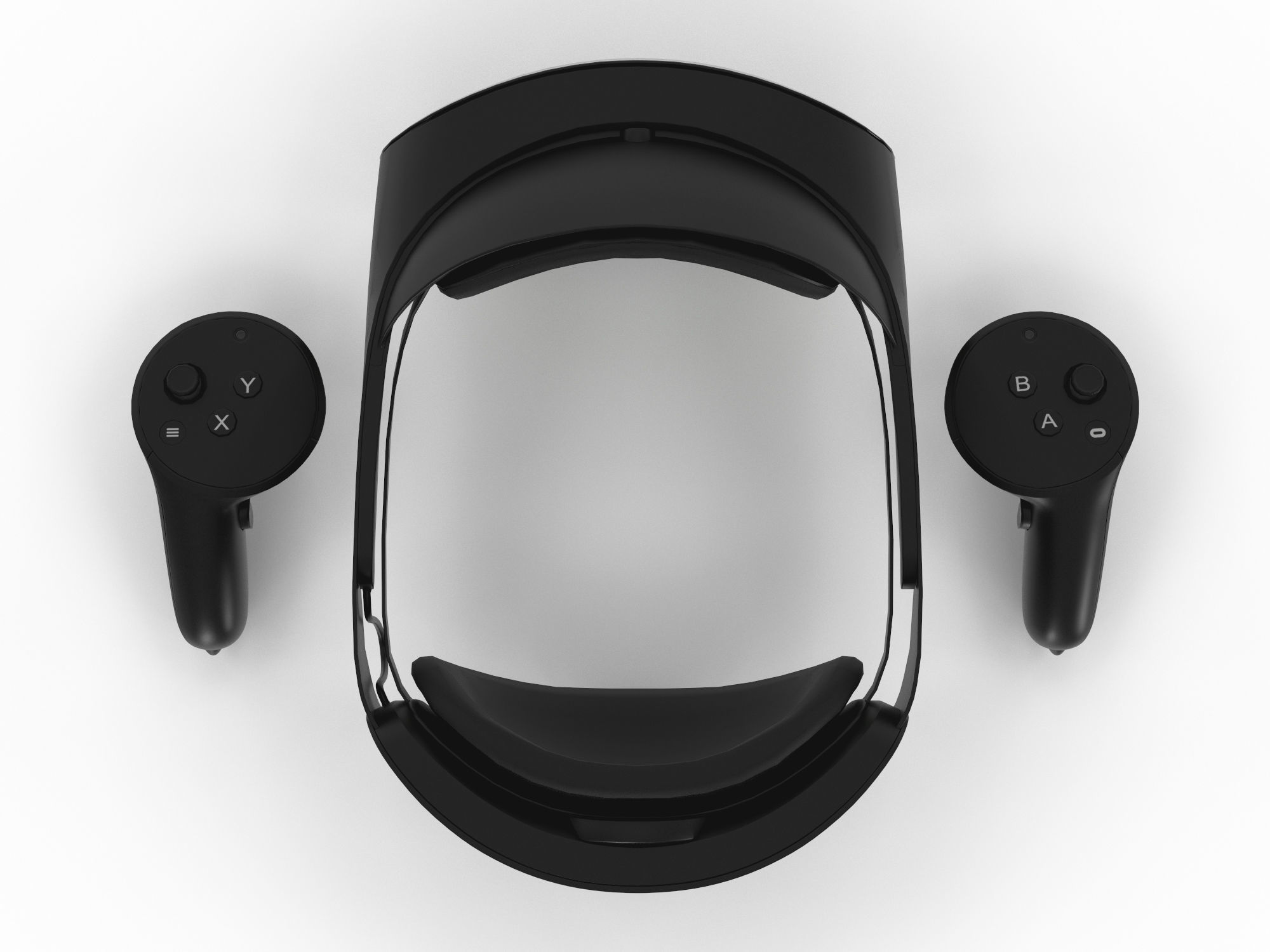 VR QUEST PRO LOW POLY GAME READY Low-poly 3D model_4