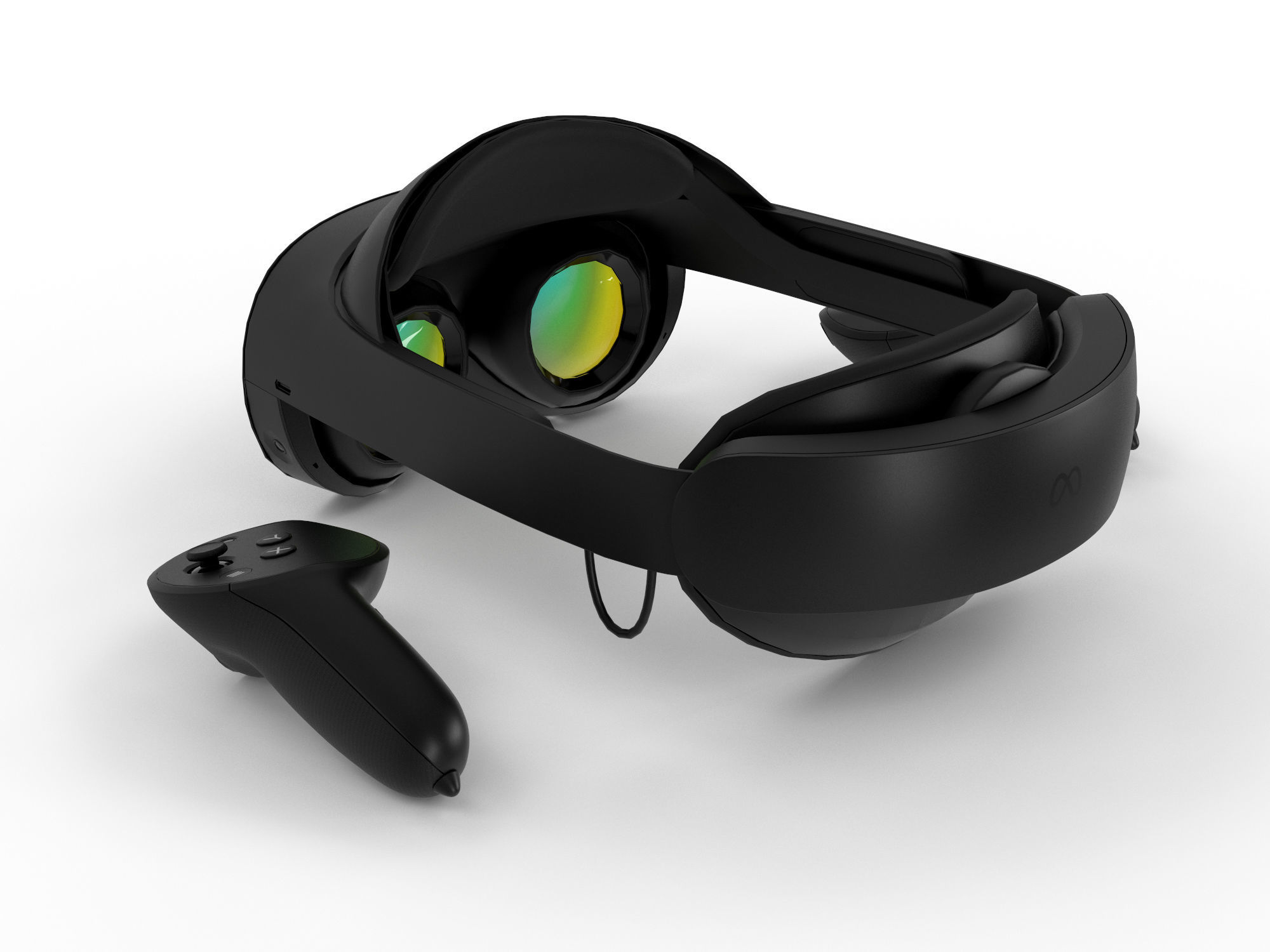 VR QUEST PRO LOW POLY GAME READY Low-poly 3D model_3