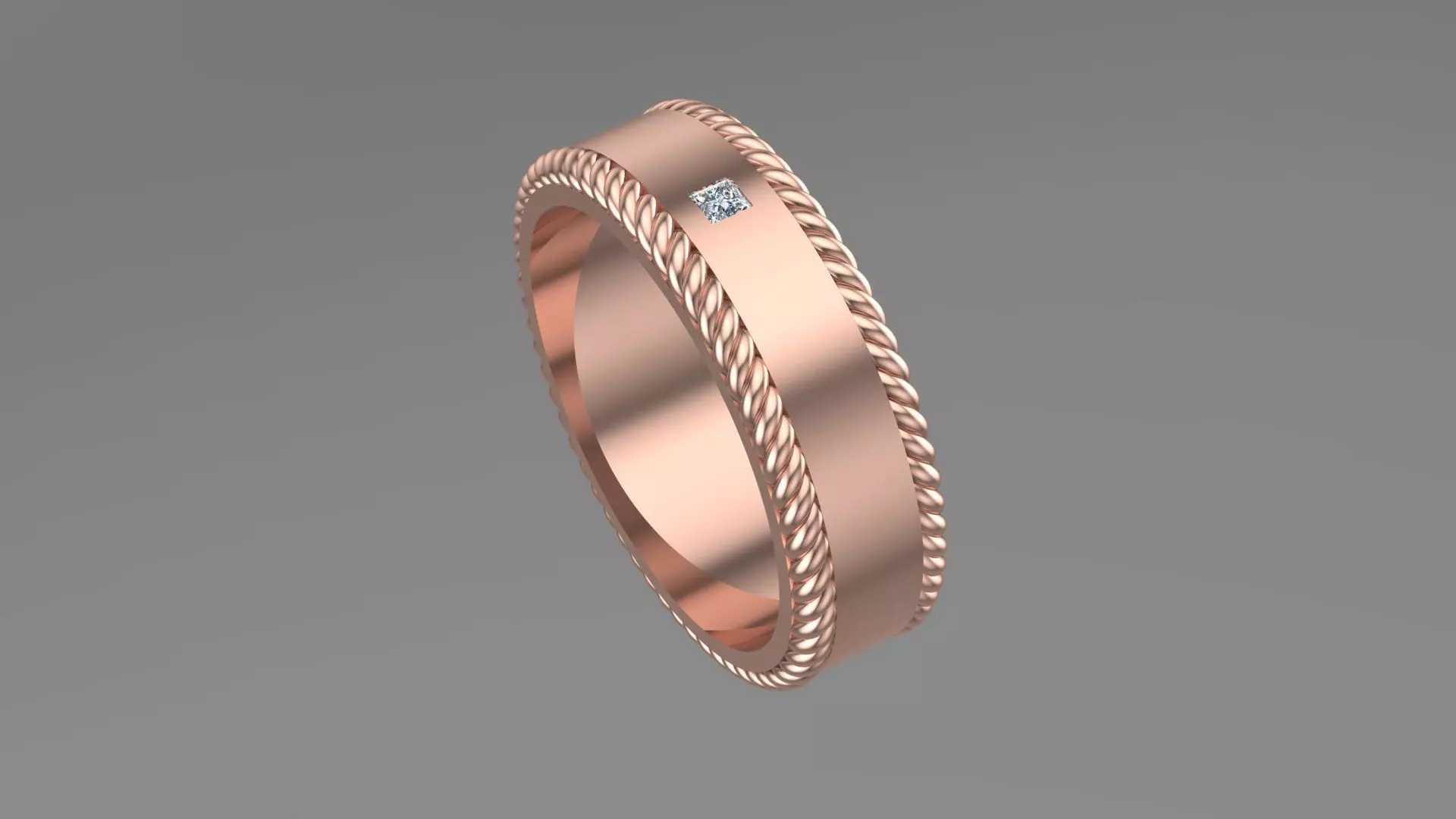 Wedding band Pritable 3d model  3D print model_0