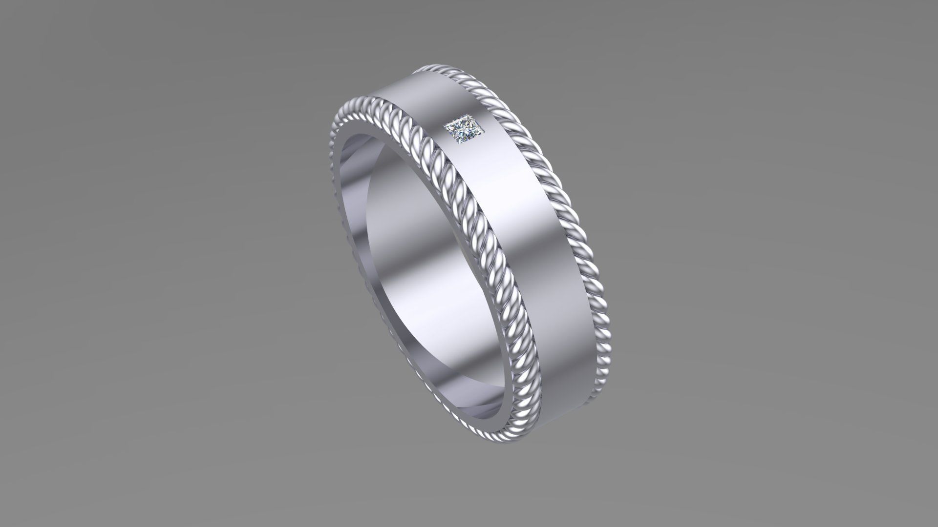 Wedding band Pritable 3d model  3D print model_1