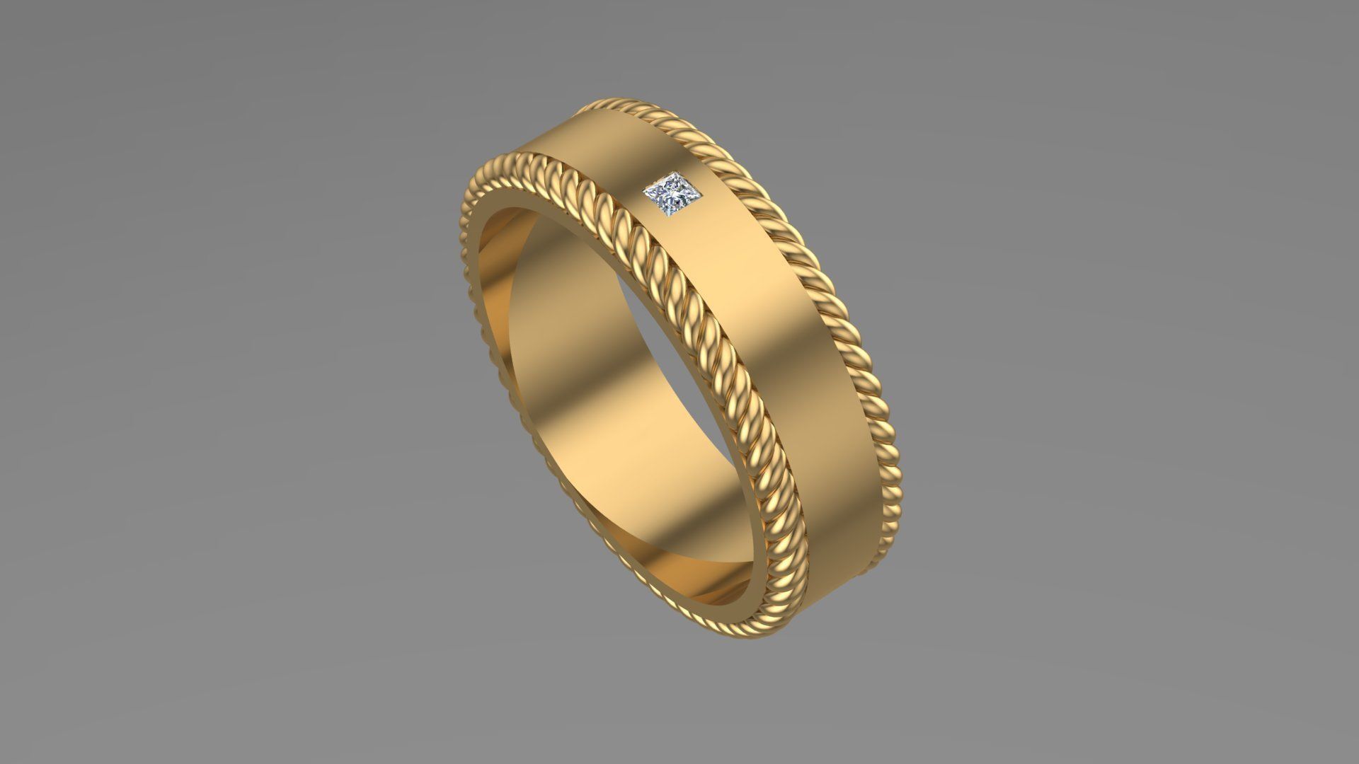 Wedding band Pritable 3d model  3D print model_3