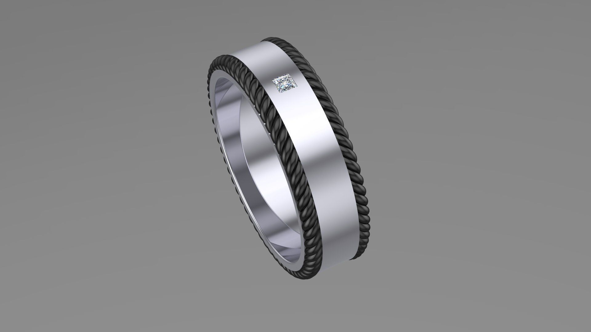Wedding band Pritable 3d model  3D print model_2