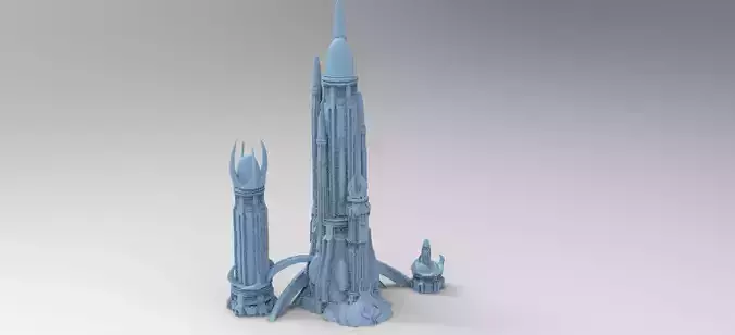 Motu Castle Brightmoon inspired City Tower Fortress 3