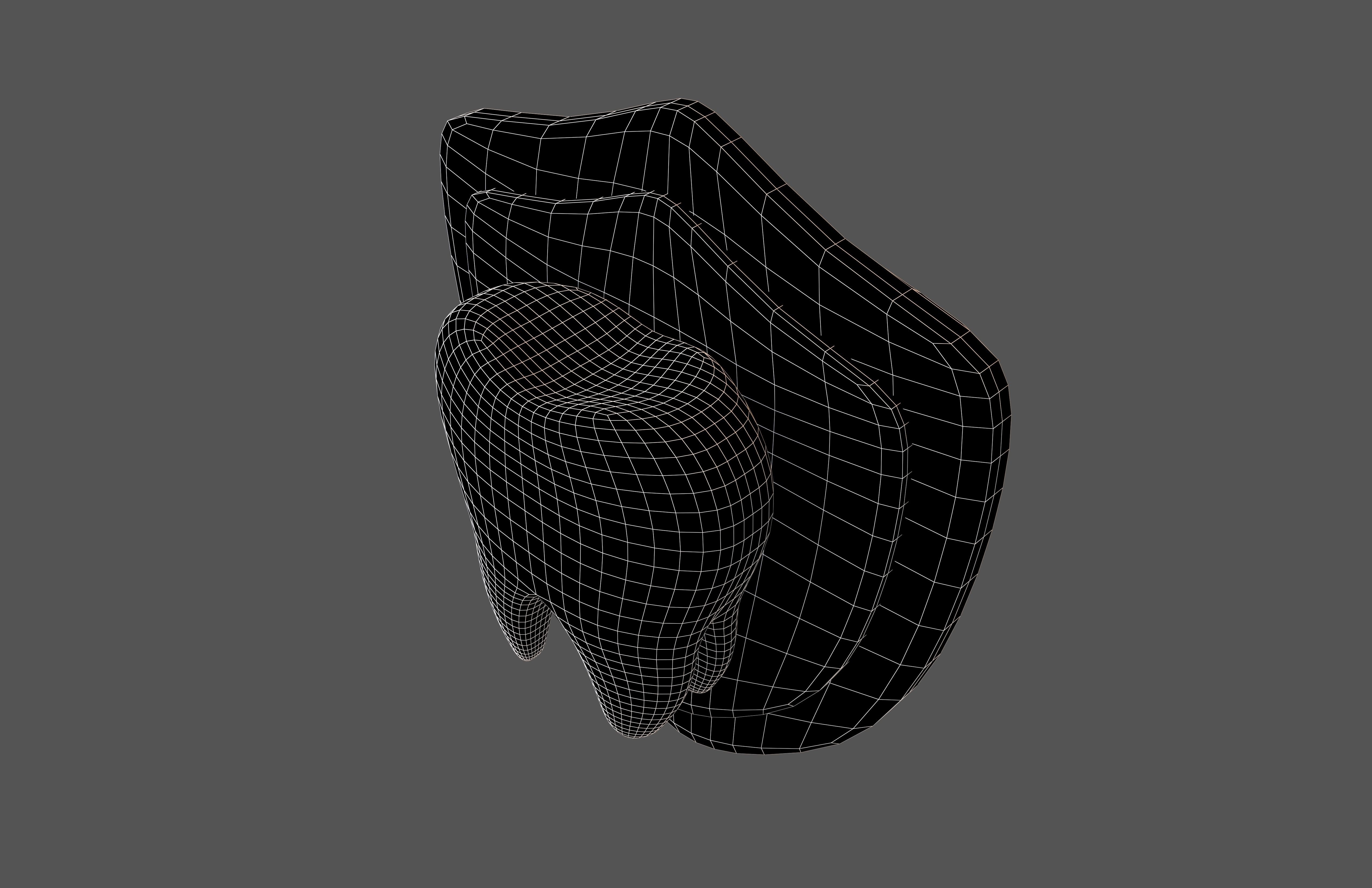 Protect Tooth Emoji v1 006 Low-poly 3D model_6