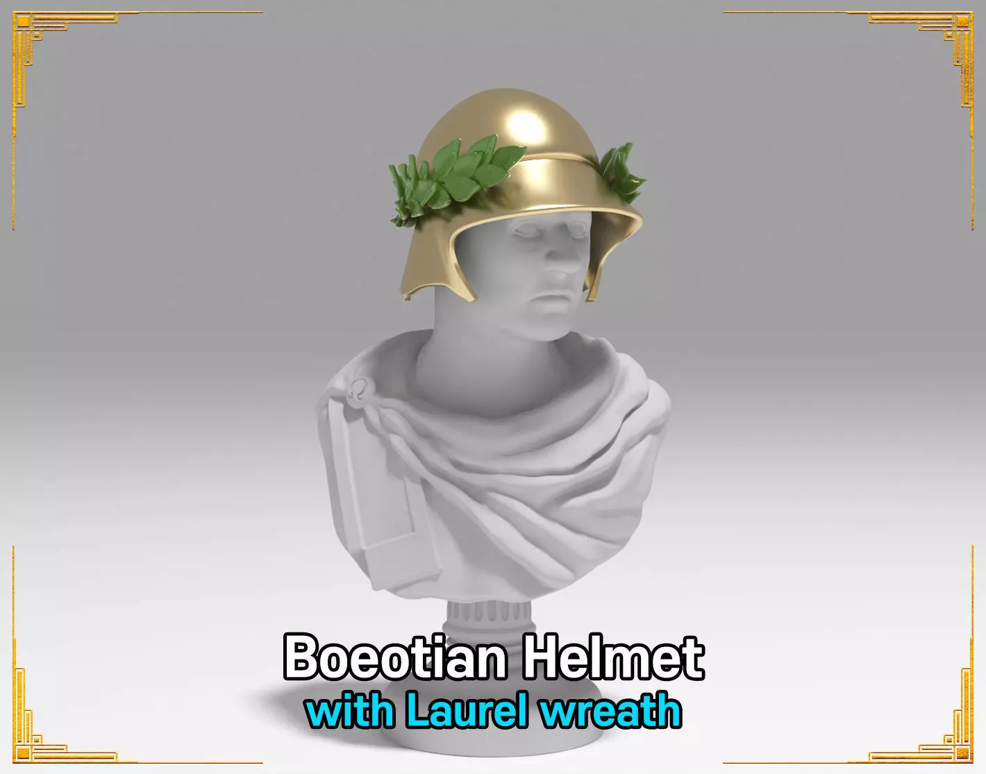 Boeotian helmet 3D print model_0