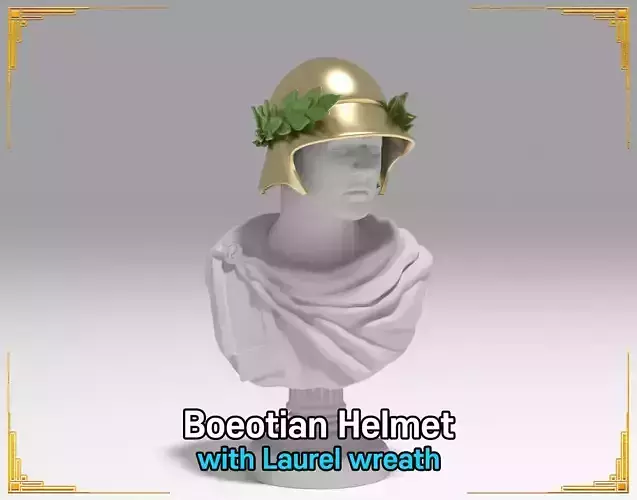 Boeotian helmet 3D print model