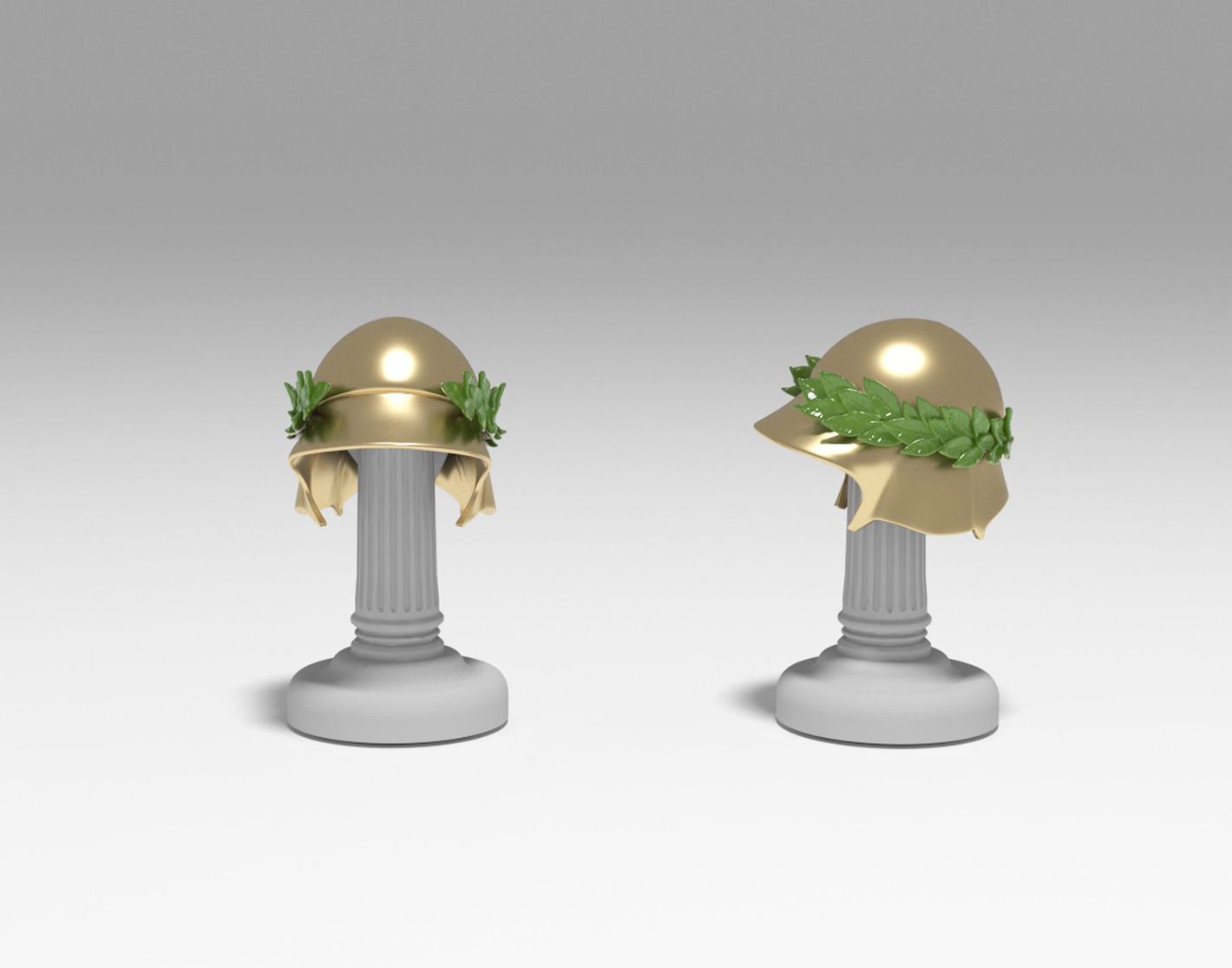 Boeotian helmet 3D print model_2
