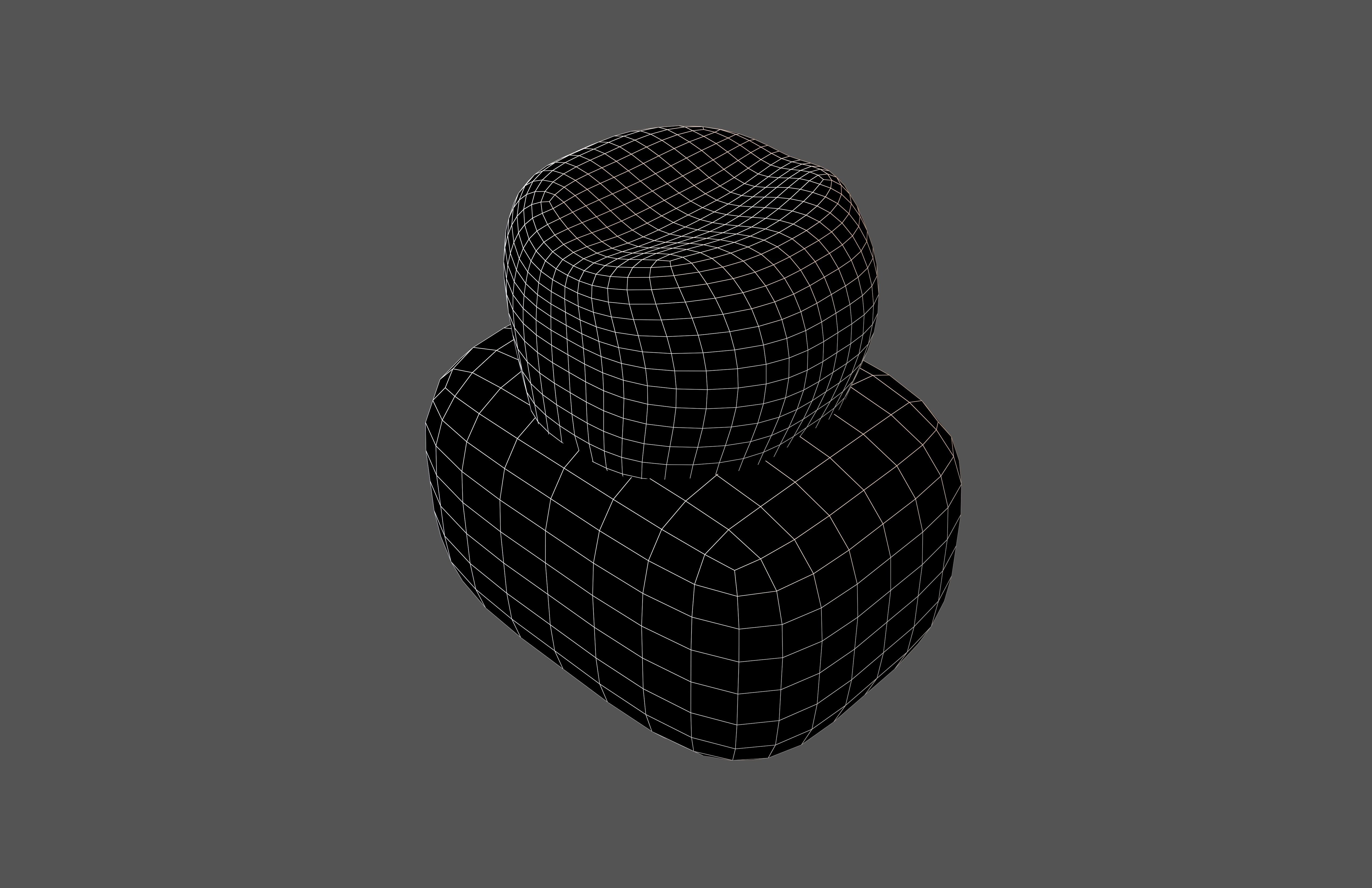 Tooth With Gums Emoji v1 003 Low-poly 3D model_6