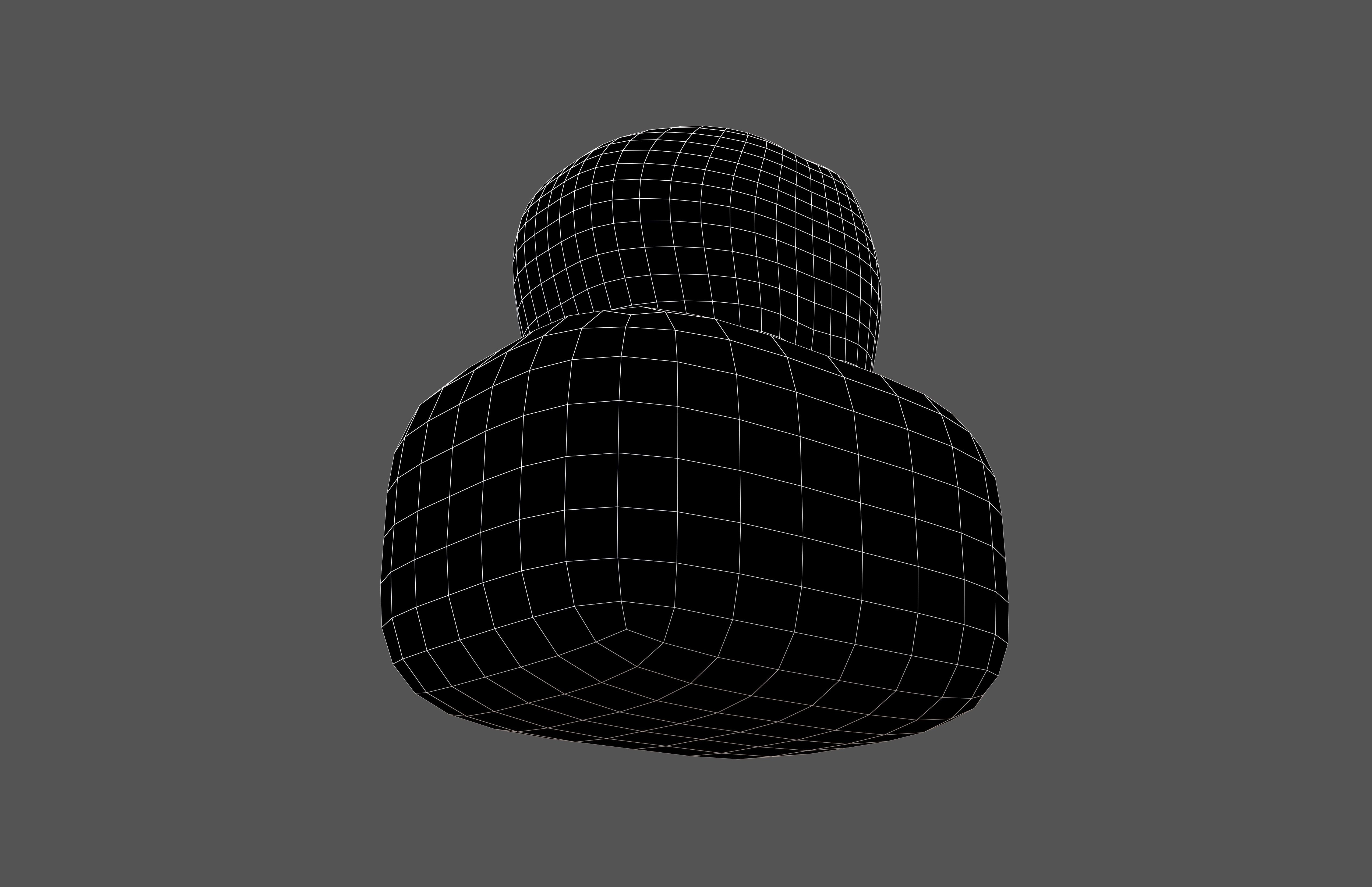 Tooth With Gums Emoji v1 003 Low-poly 3D model_7