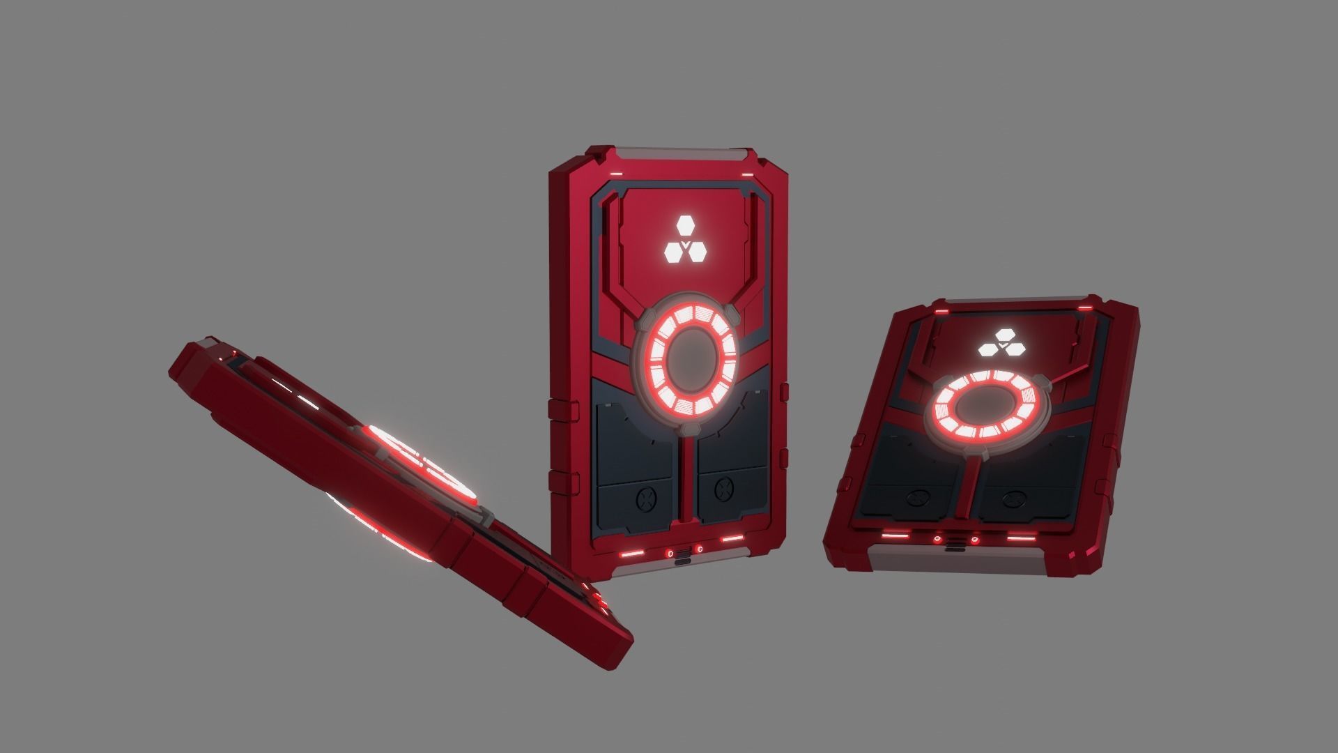 Sci-Fi card 3D model_7