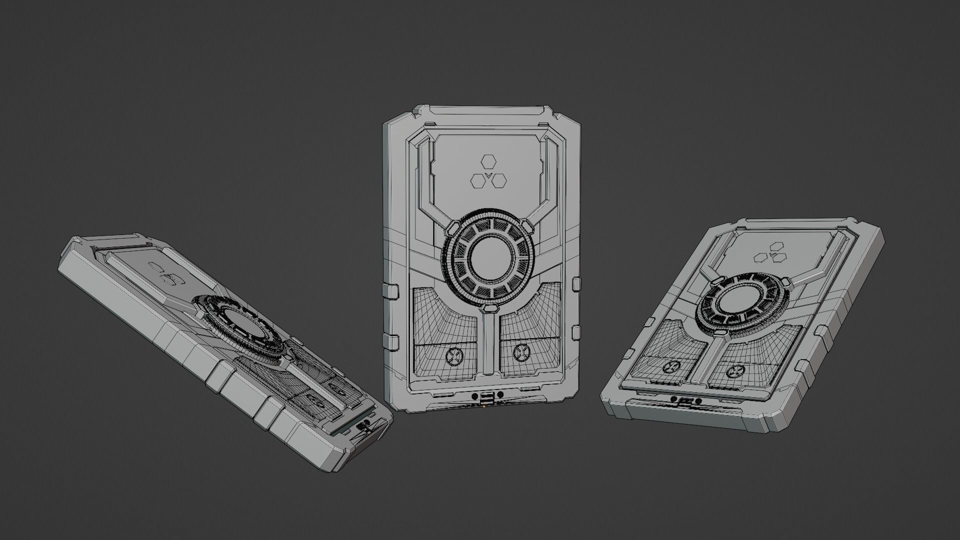 Sci-Fi card 3D model_87