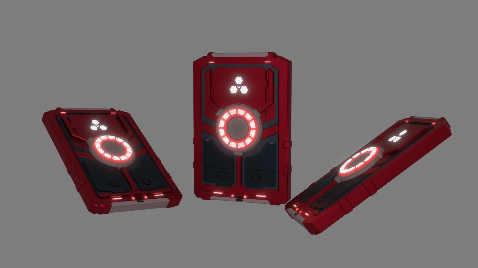 Sci-Fi card 3D model_25
