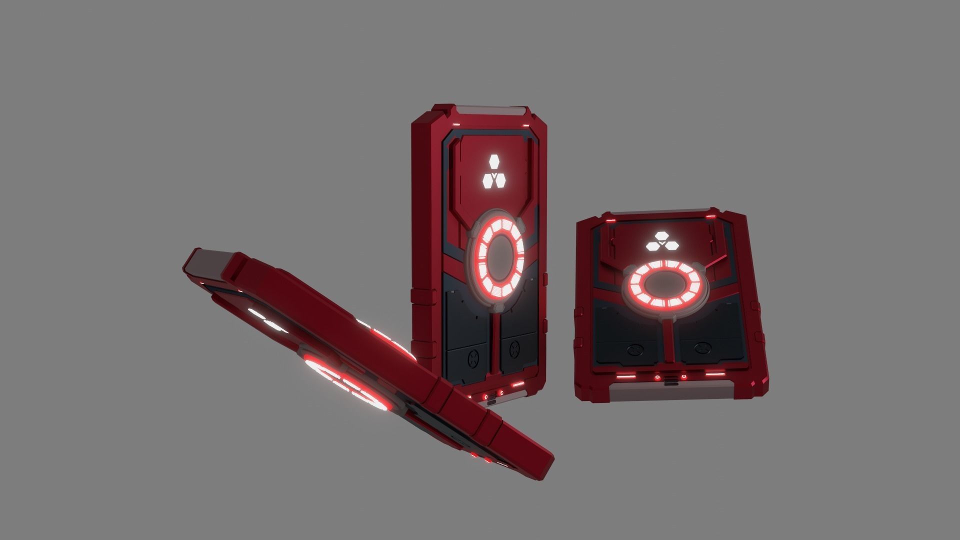 Sci-Fi card 3D model_9