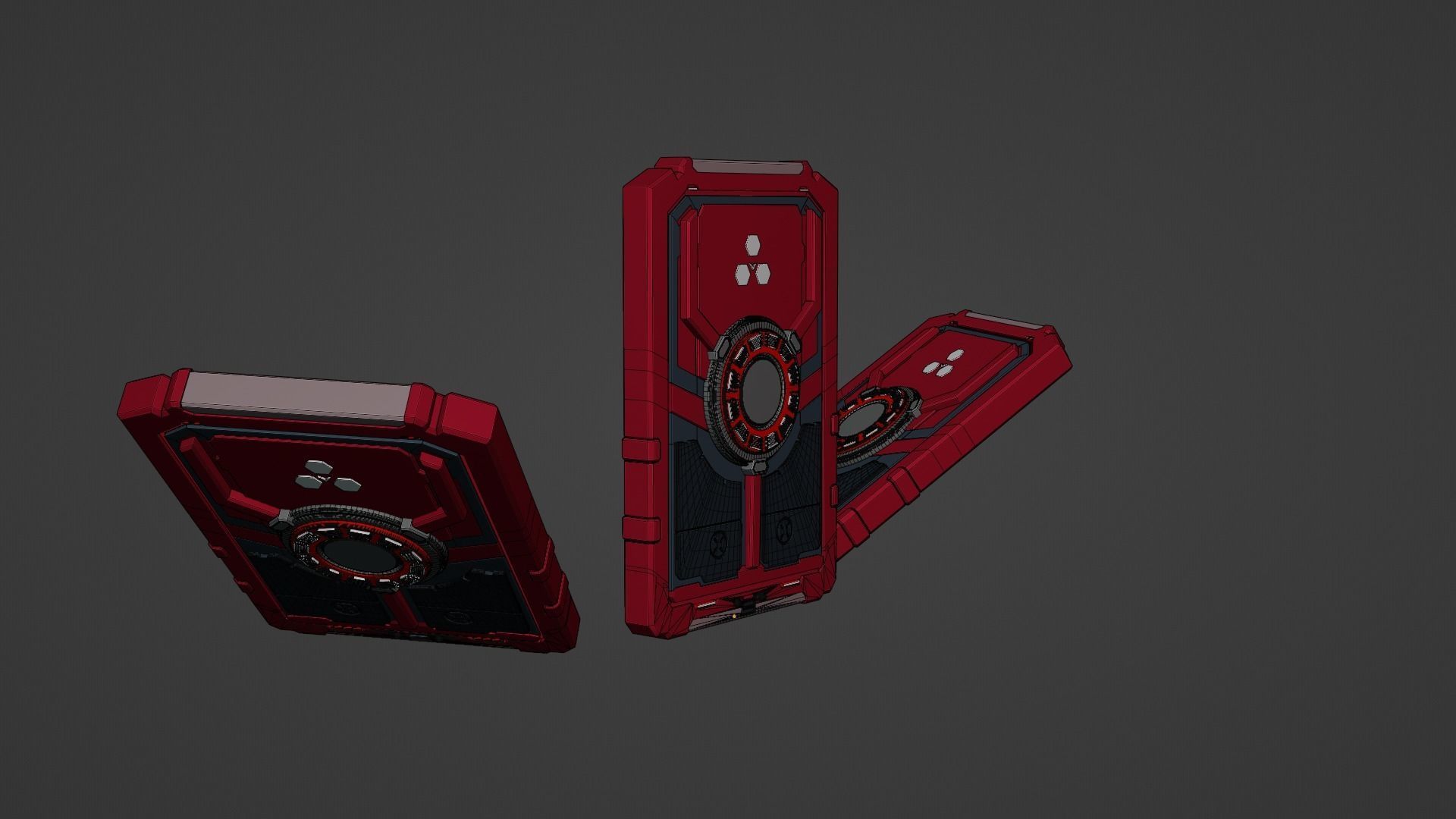 Sci-Fi card 3D model_91