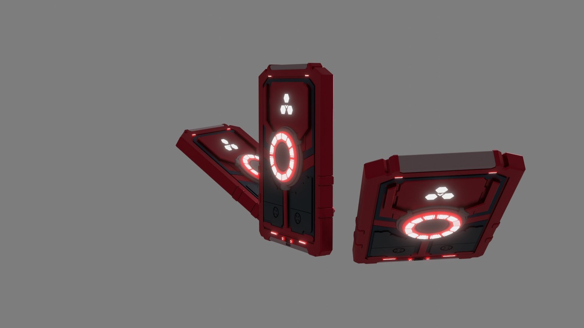 Sci-Fi card 3D model_10