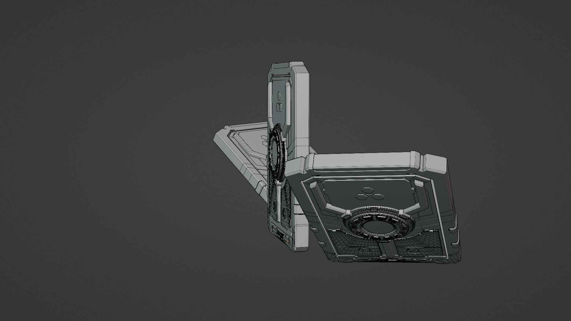 Sci-Fi card 3D model_84