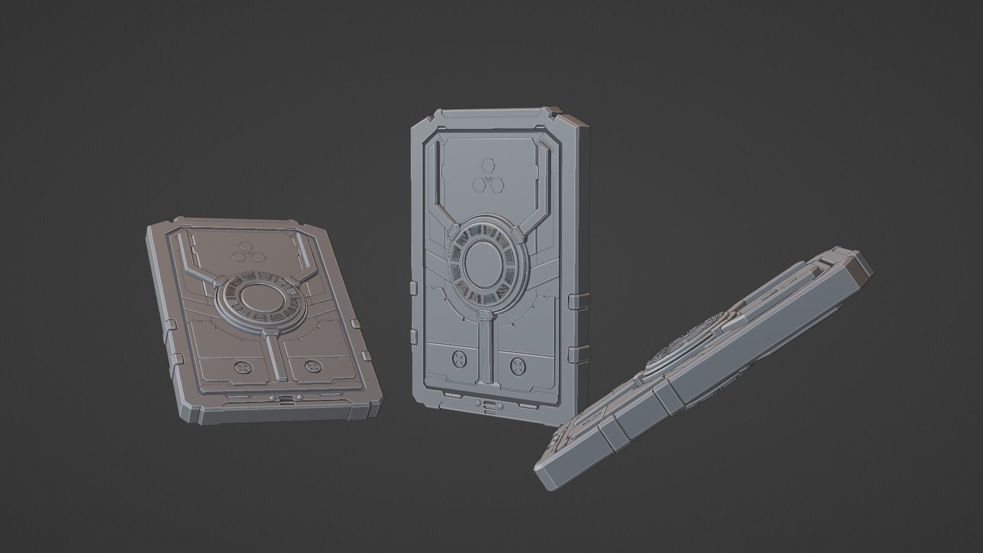 Sci-Fi card 3D model_63