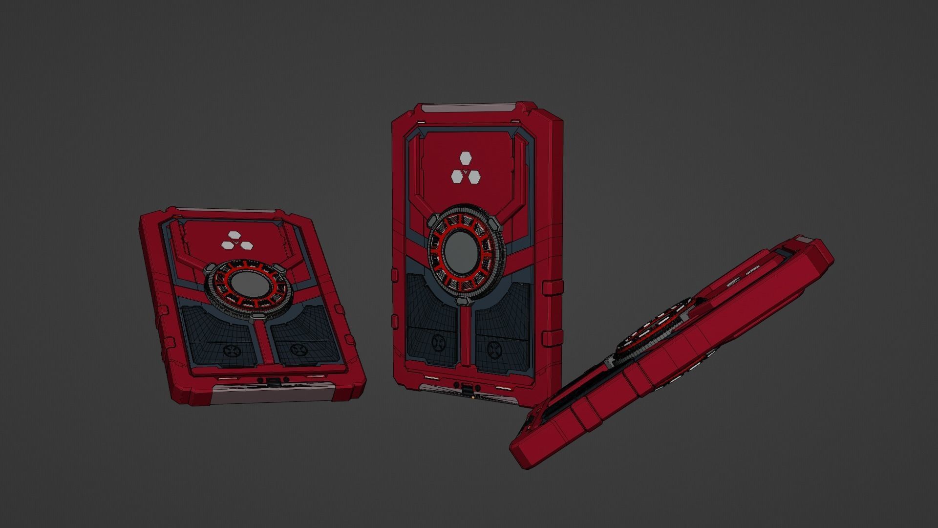 Sci-Fi card 3D model_101