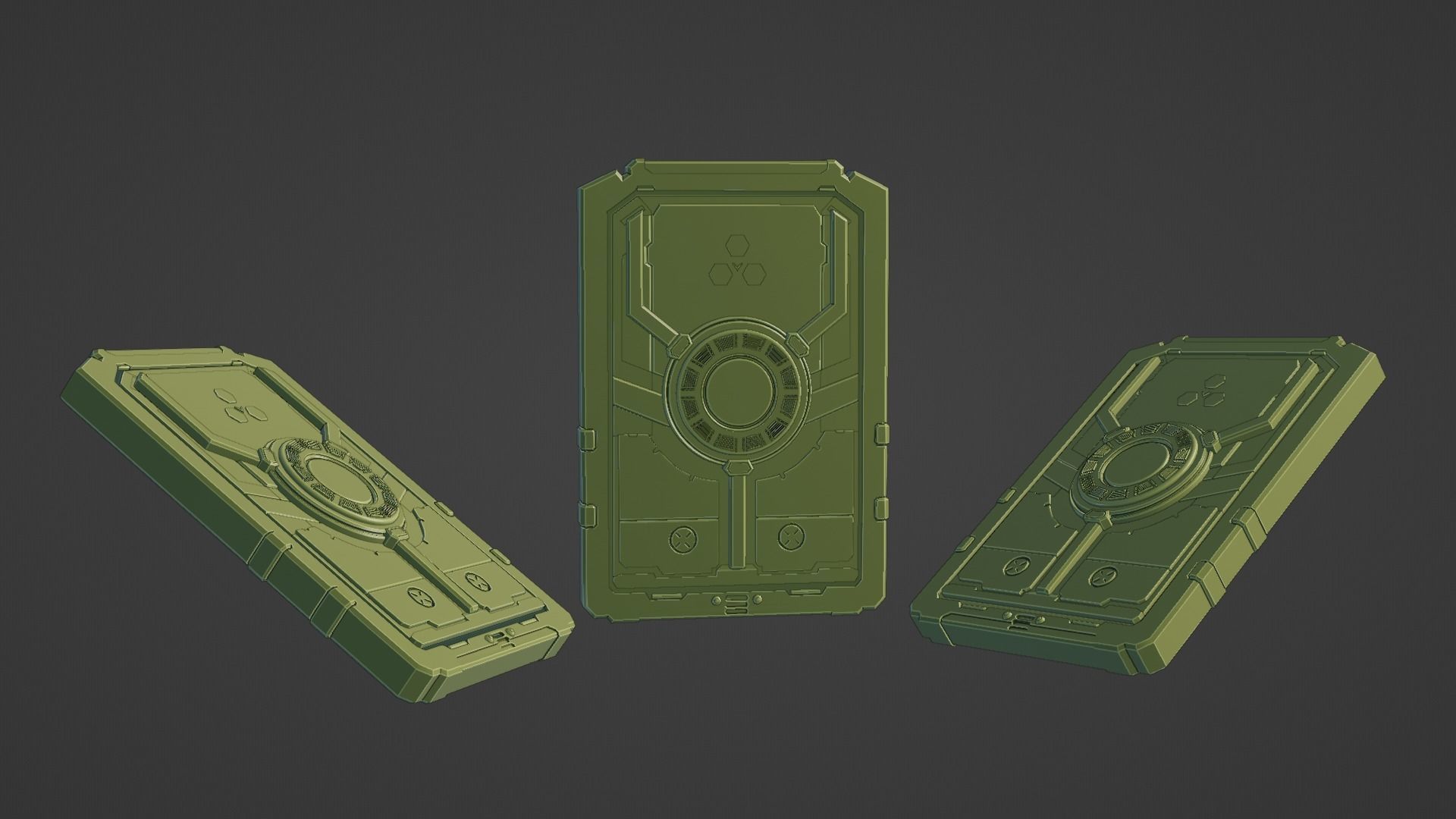 Sci-Fi card 3D model_58