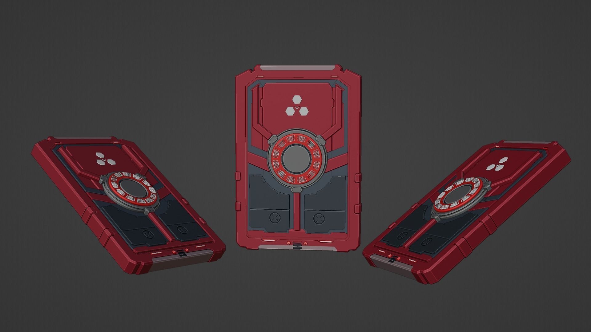 Sci-Fi card 3D model_38