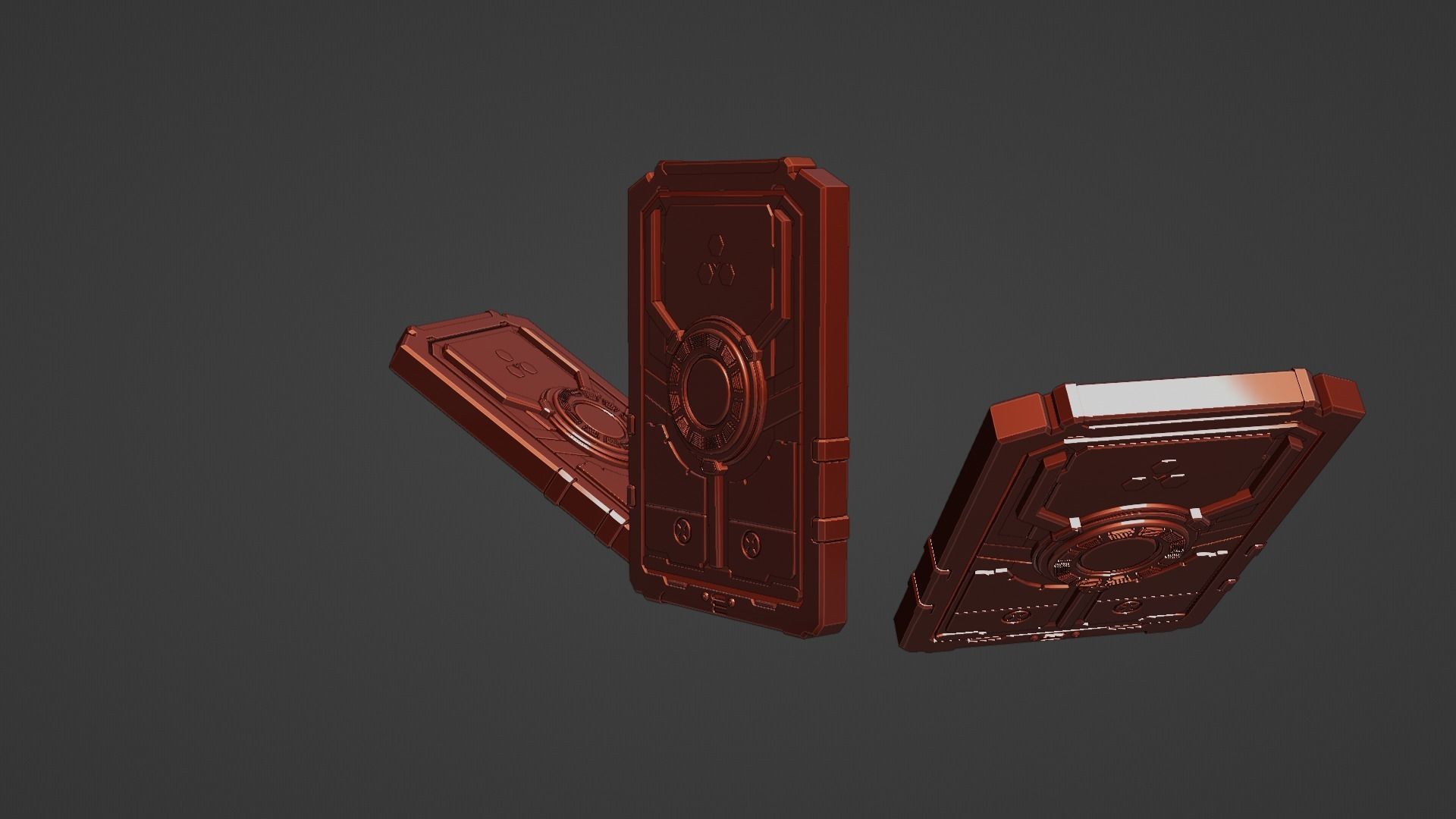 Sci-Fi card 3D model_50