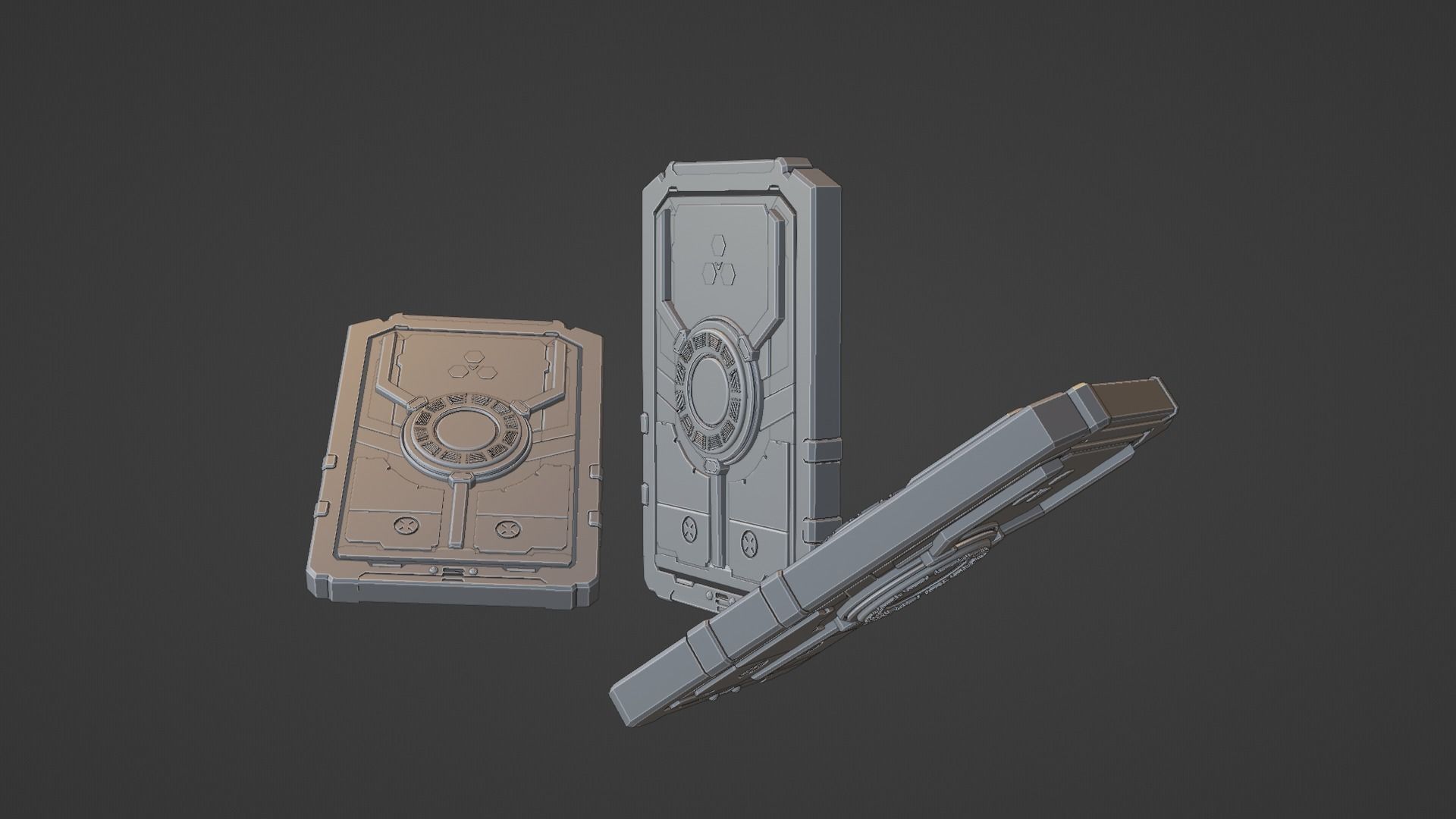 Sci-Fi card 3D model_61