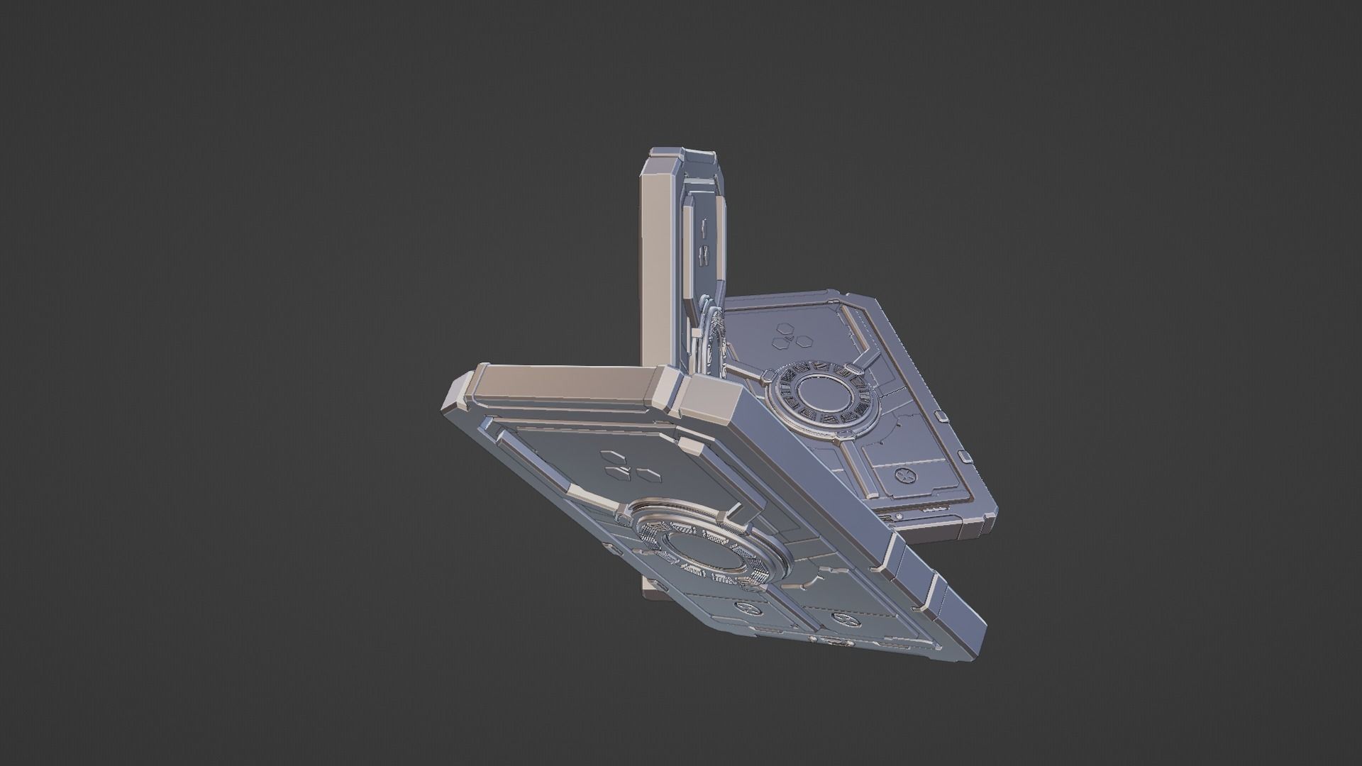 Sci-Fi card 3D model_52