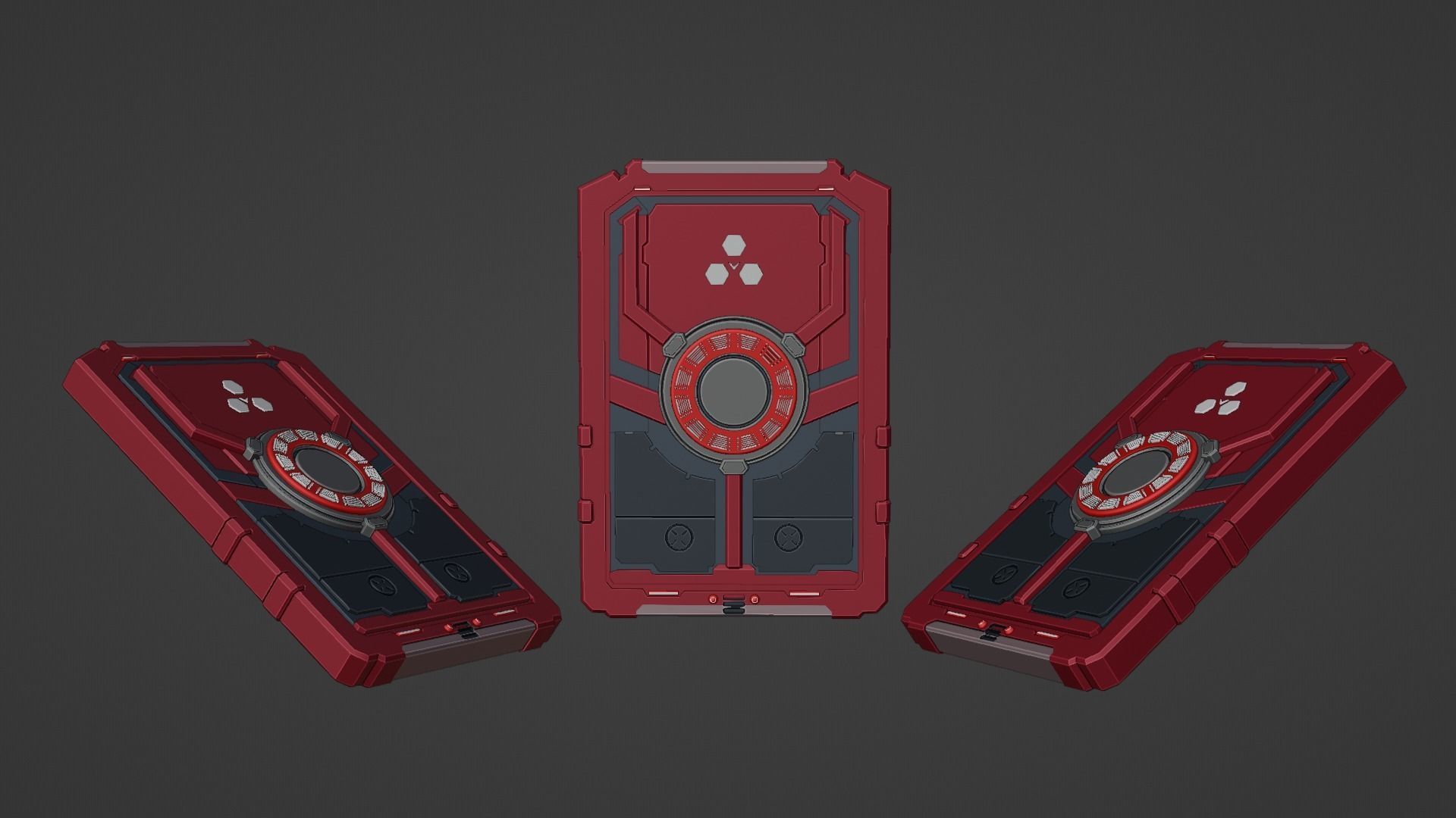 Sci-Fi card 3D model_37