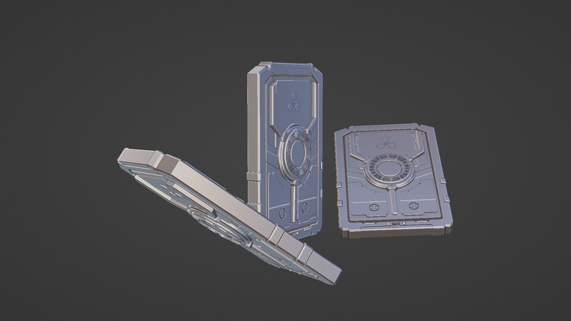 Sci-Fi card 3D model_66