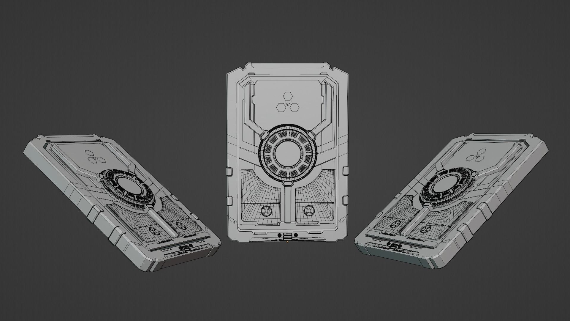 Sci-Fi card 3D model_99