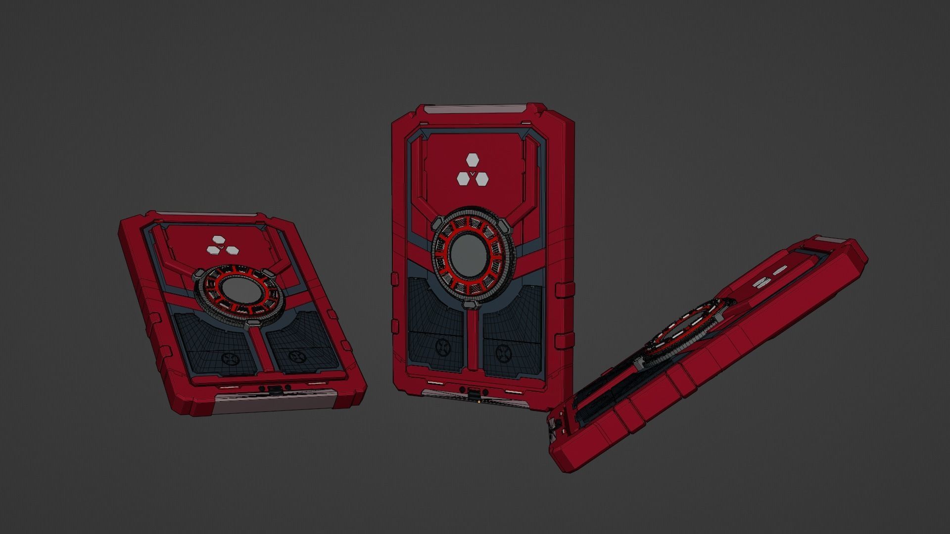 Sci-Fi card 3D model_94