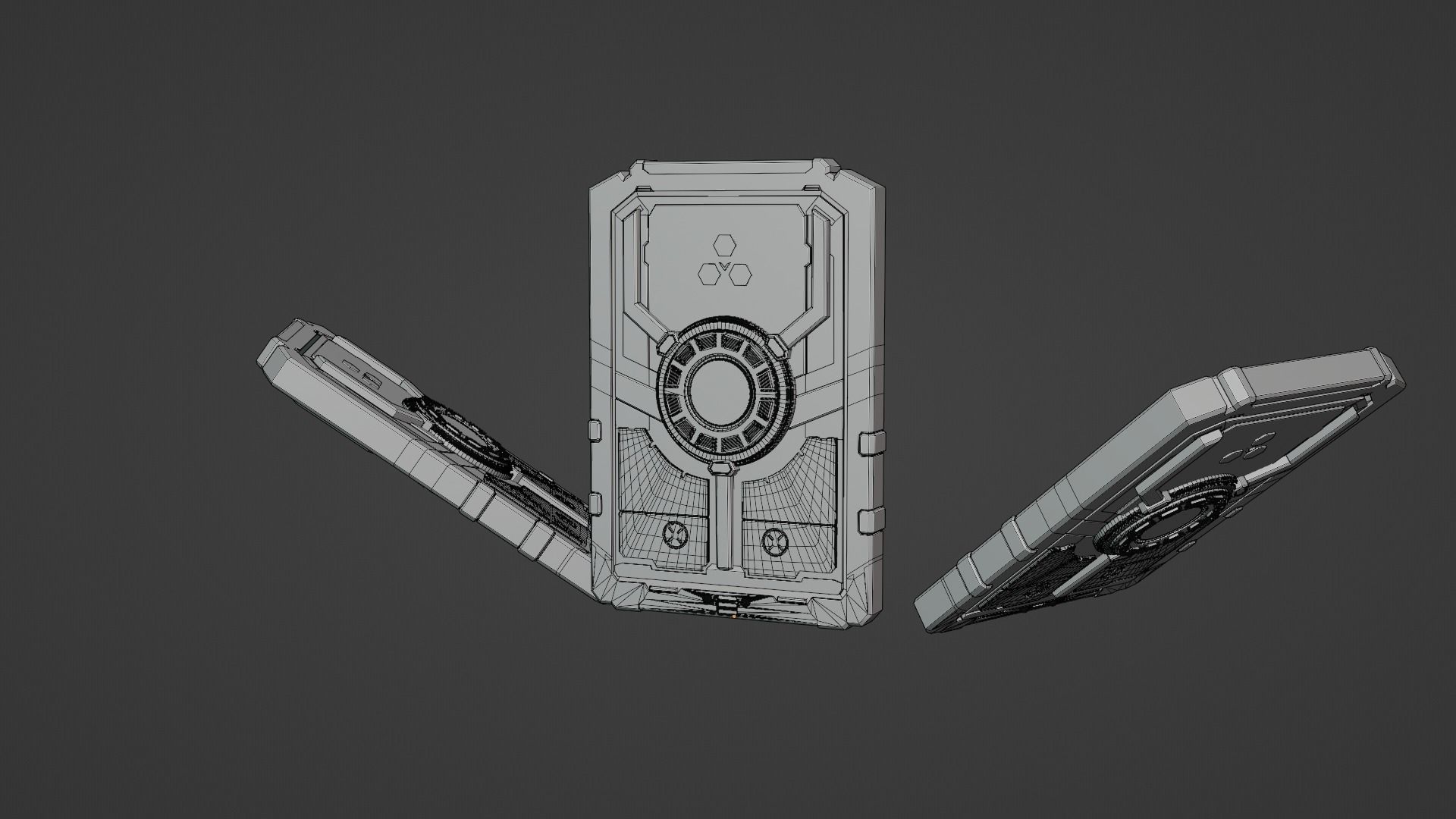 Sci-Fi card 3D model_80