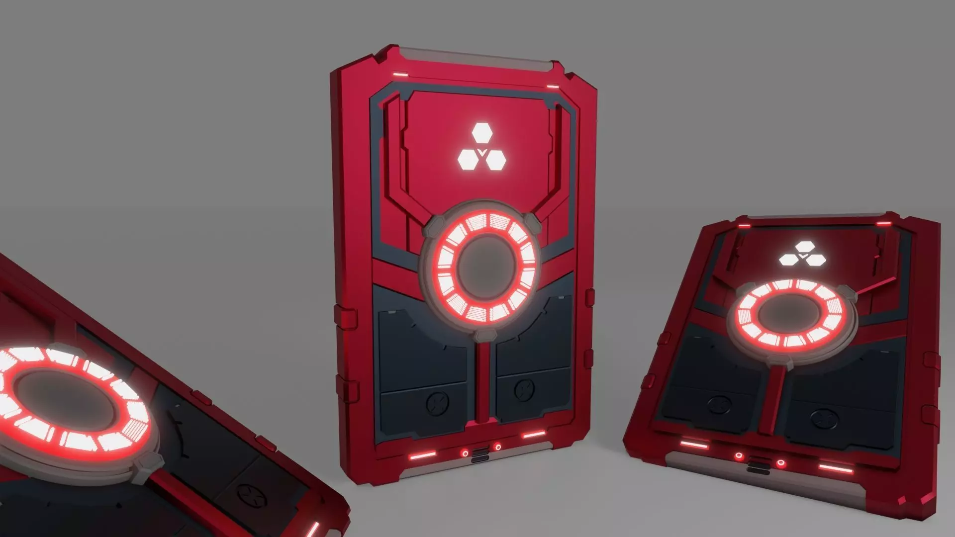 Sci-Fi card 3D model_0
