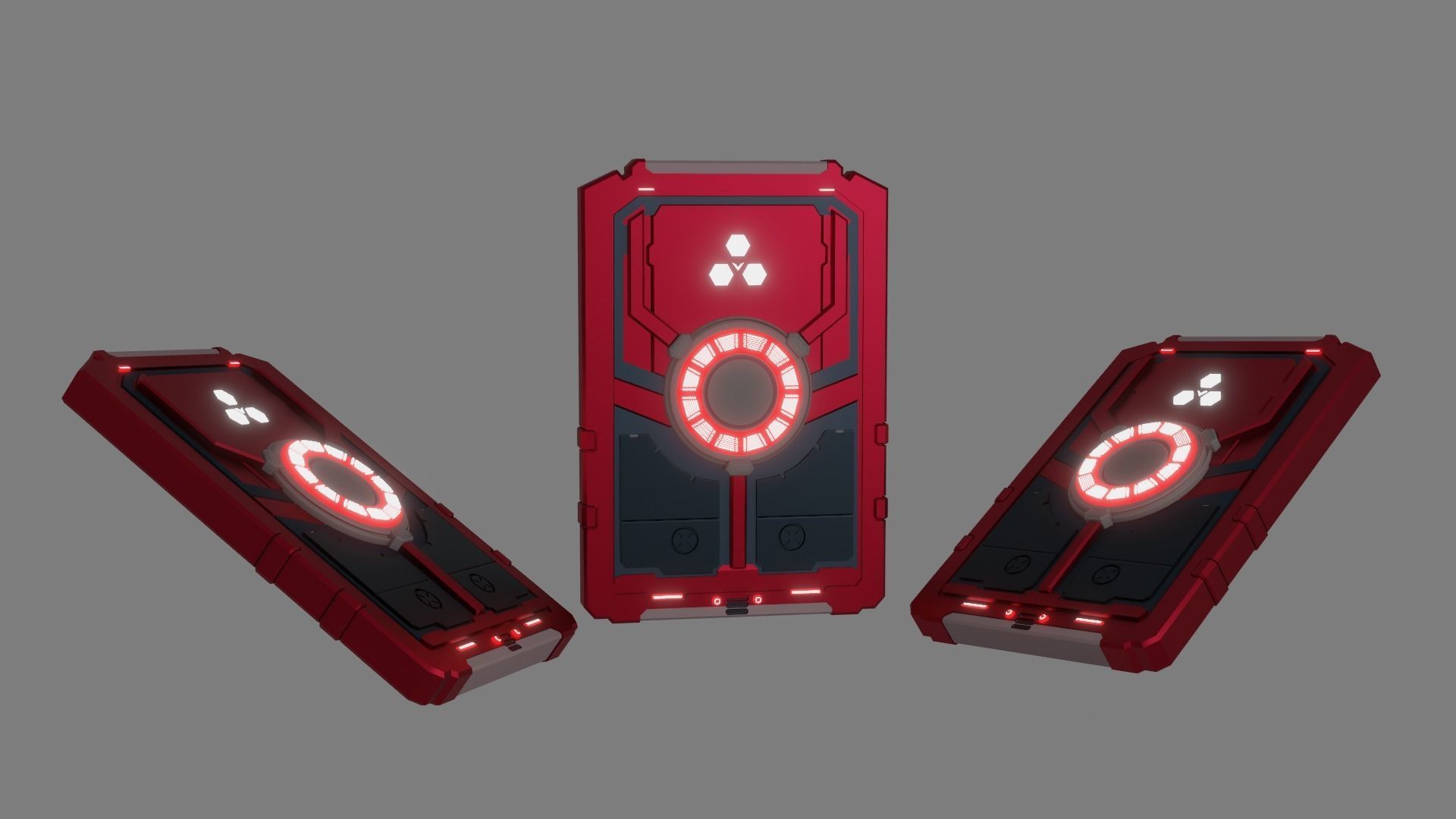 Sci-Fi card 3D model_20