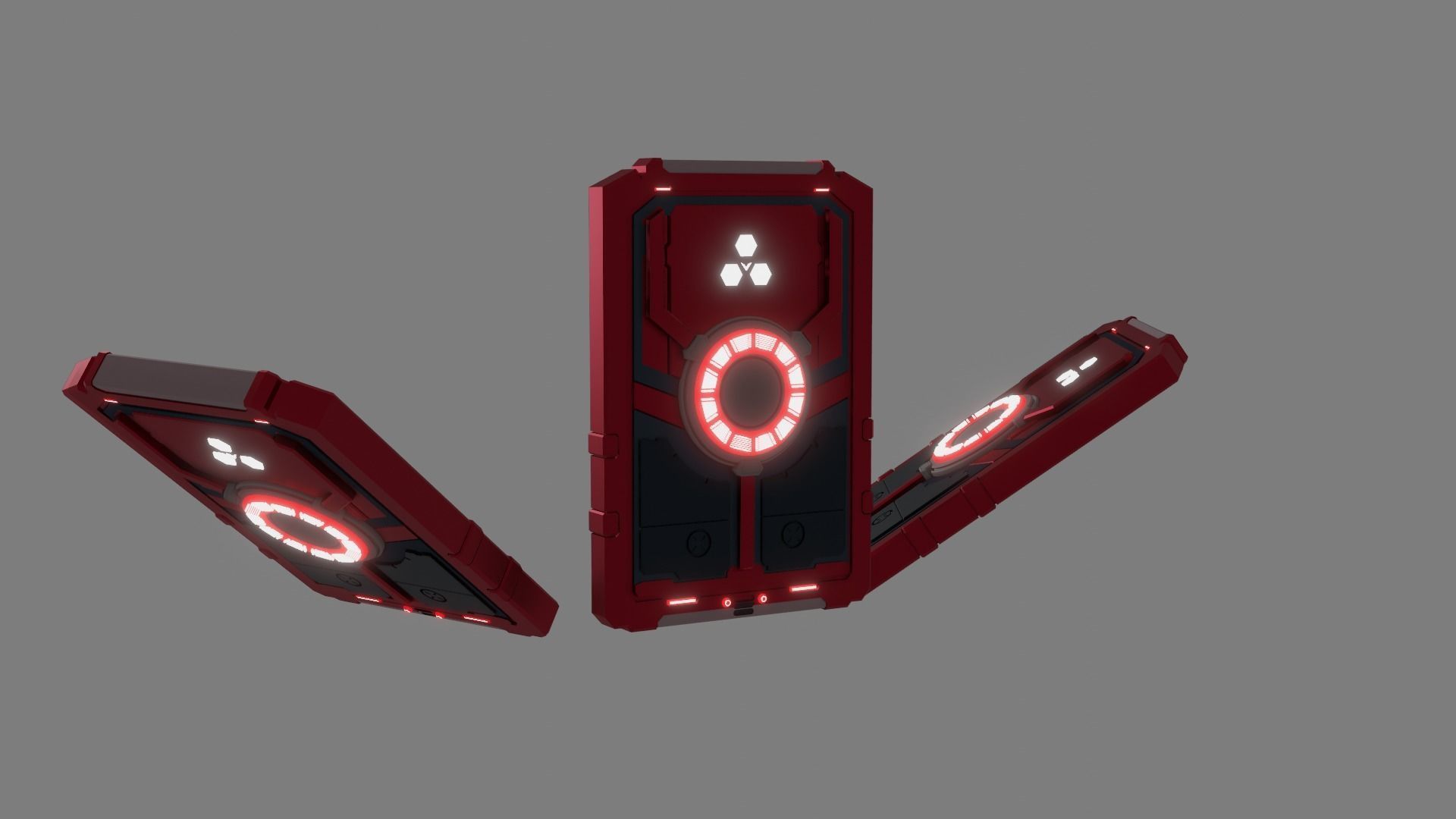 Sci-Fi card 3D model_12