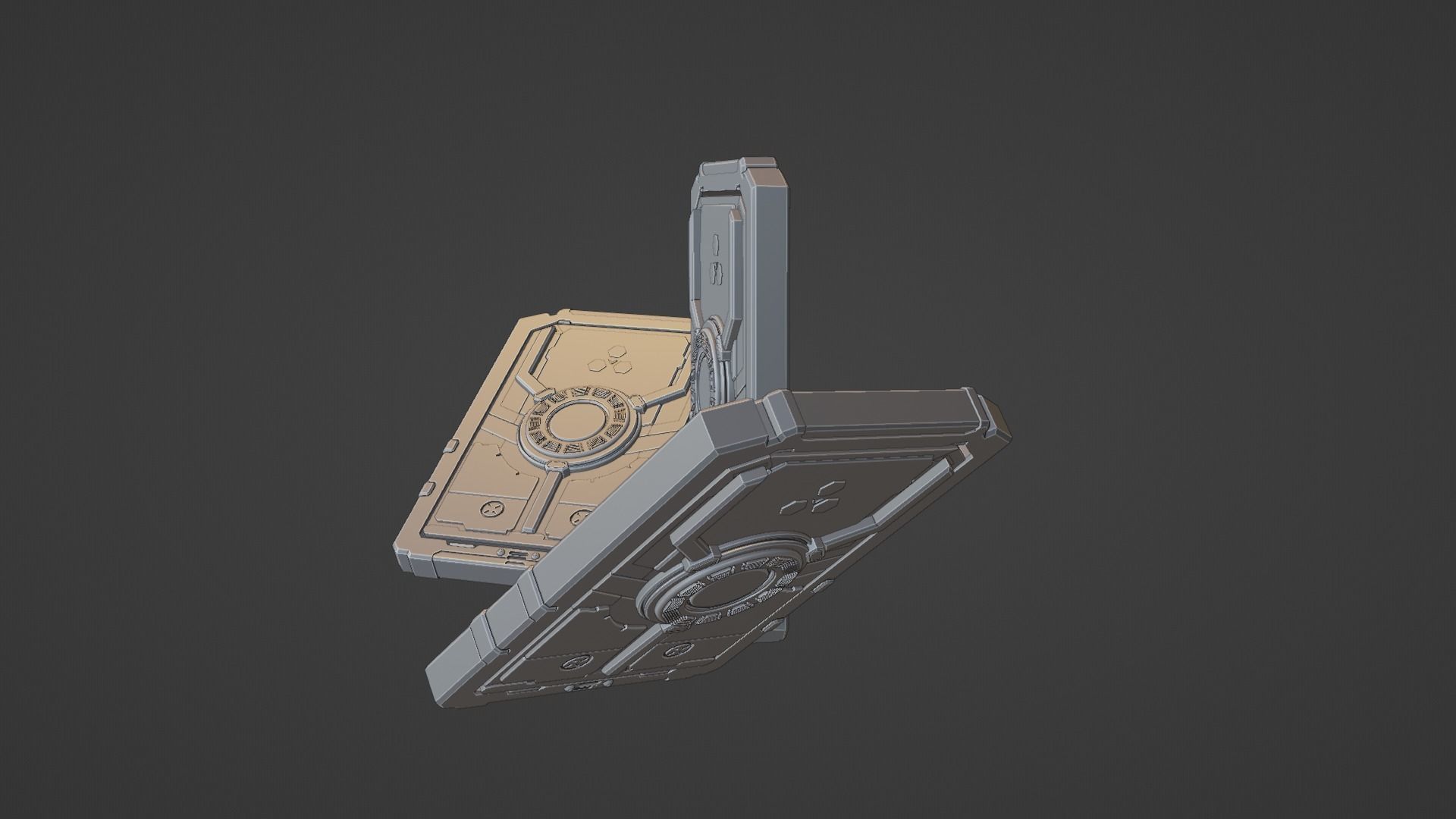 Sci-Fi card 3D model_47