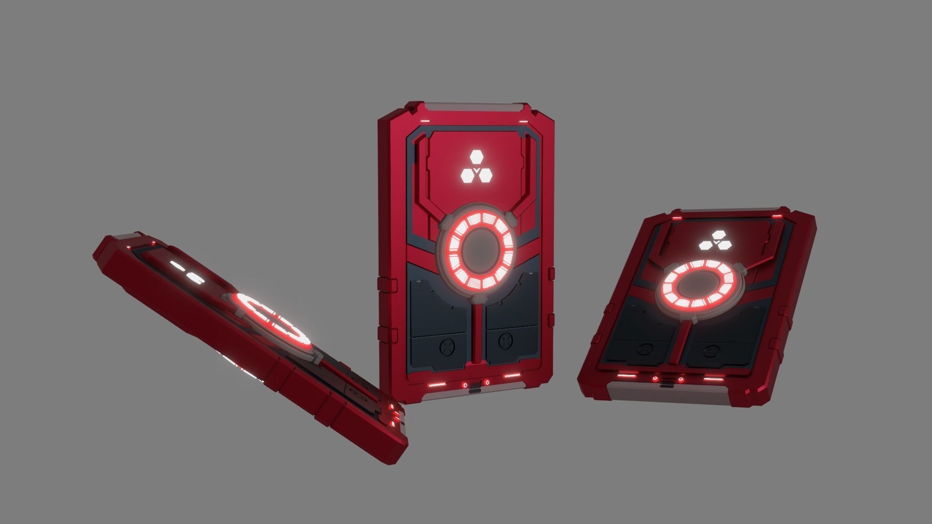 Sci-Fi card 3D model_13