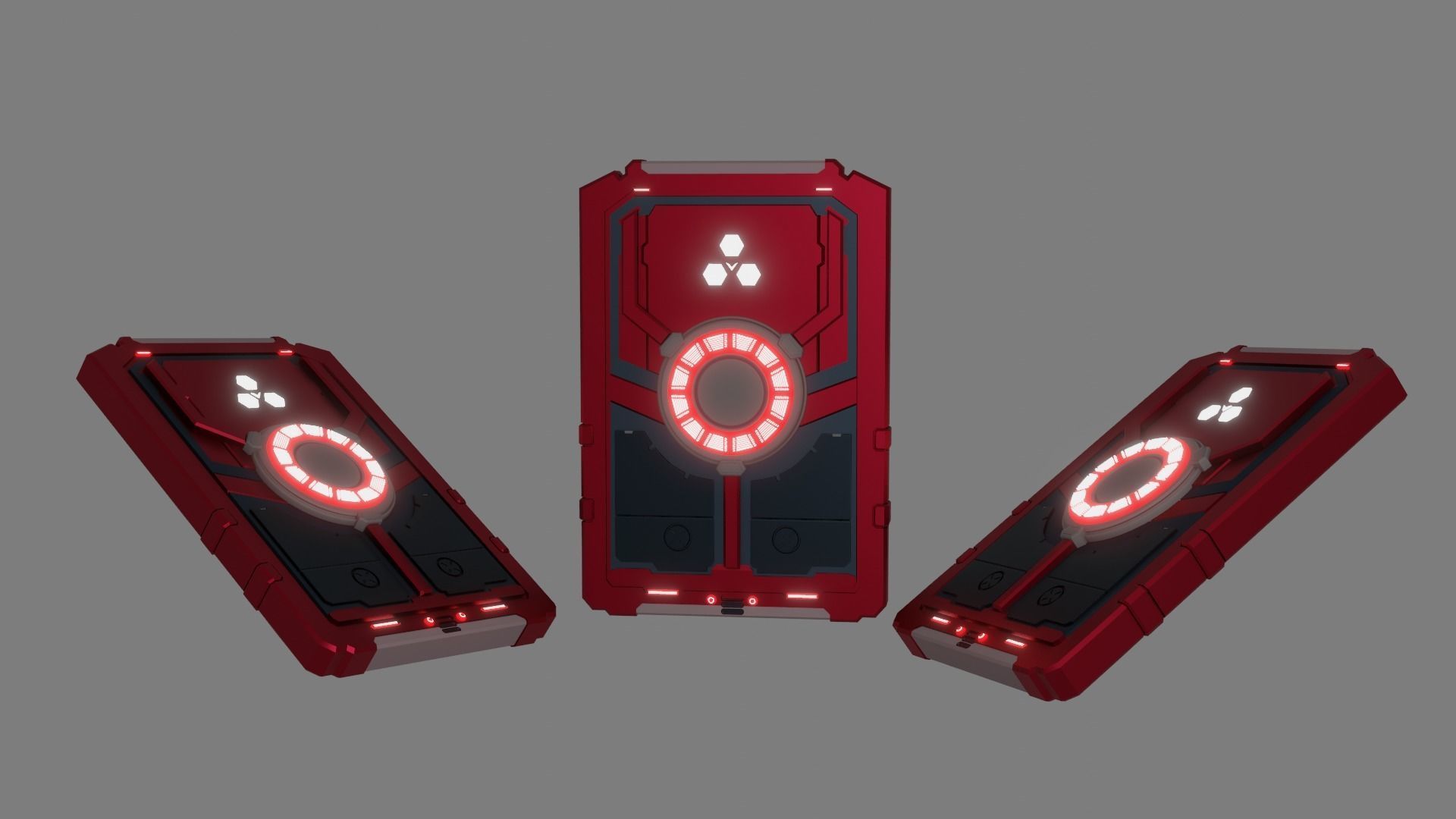 Sci-Fi card 3D model_5