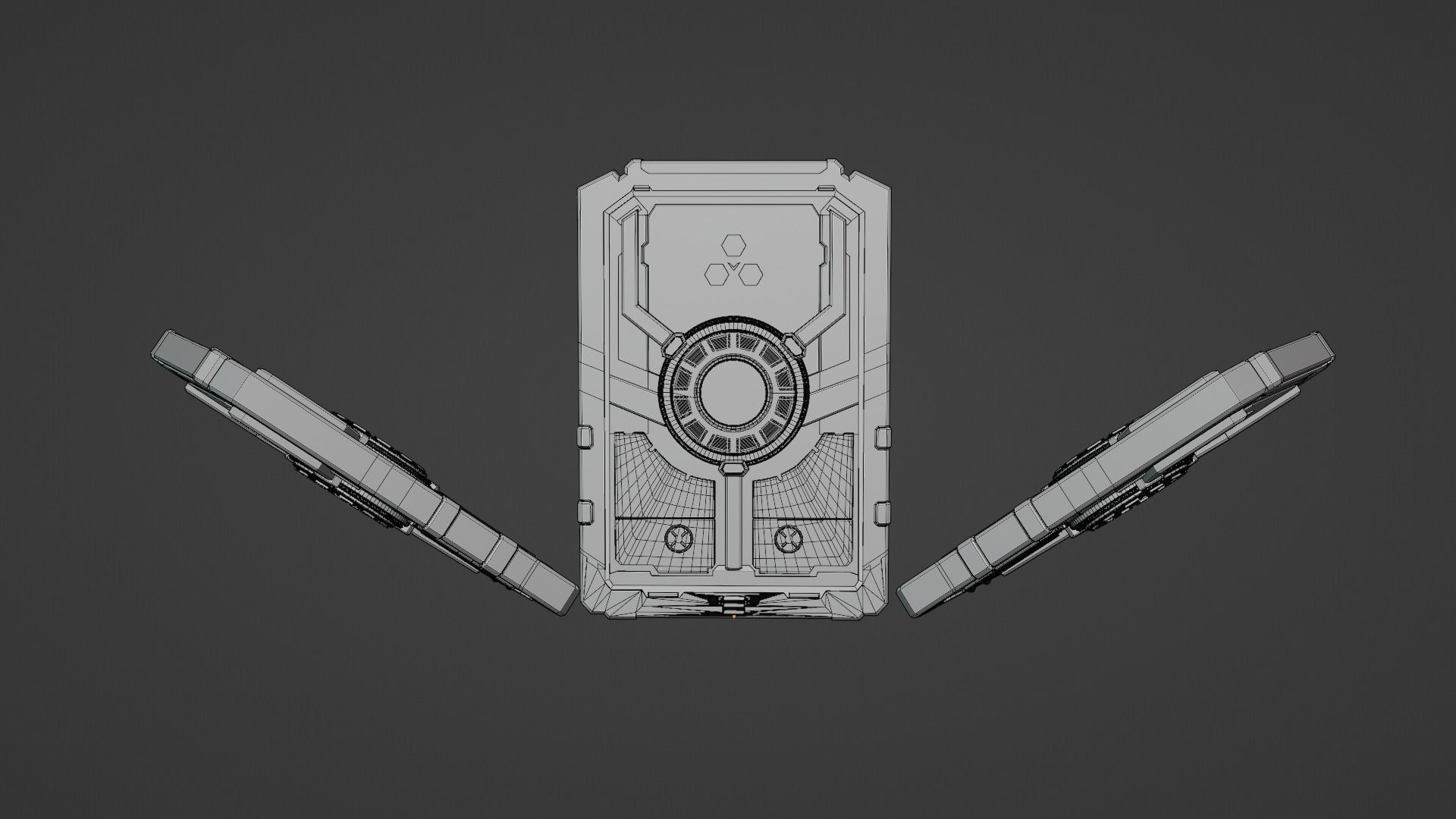 Sci-Fi card 3D model_96