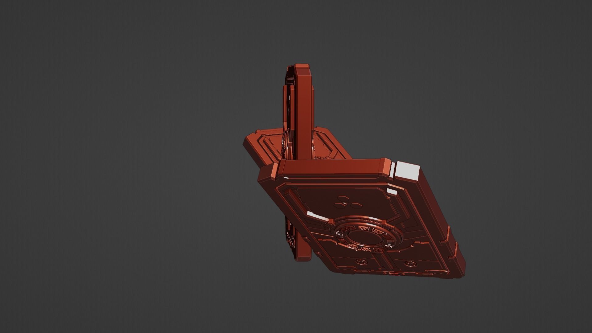 Sci-Fi card 3D model_49