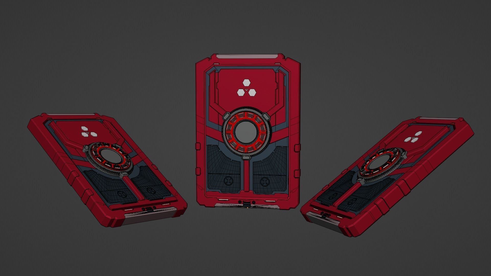 Sci-Fi card 3D model_92