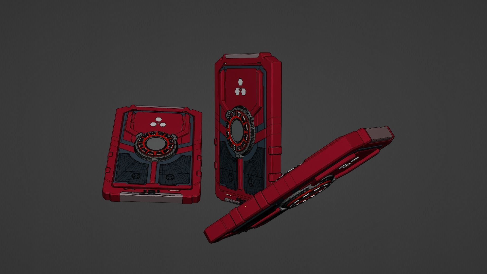 Sci-Fi card 3D model_90