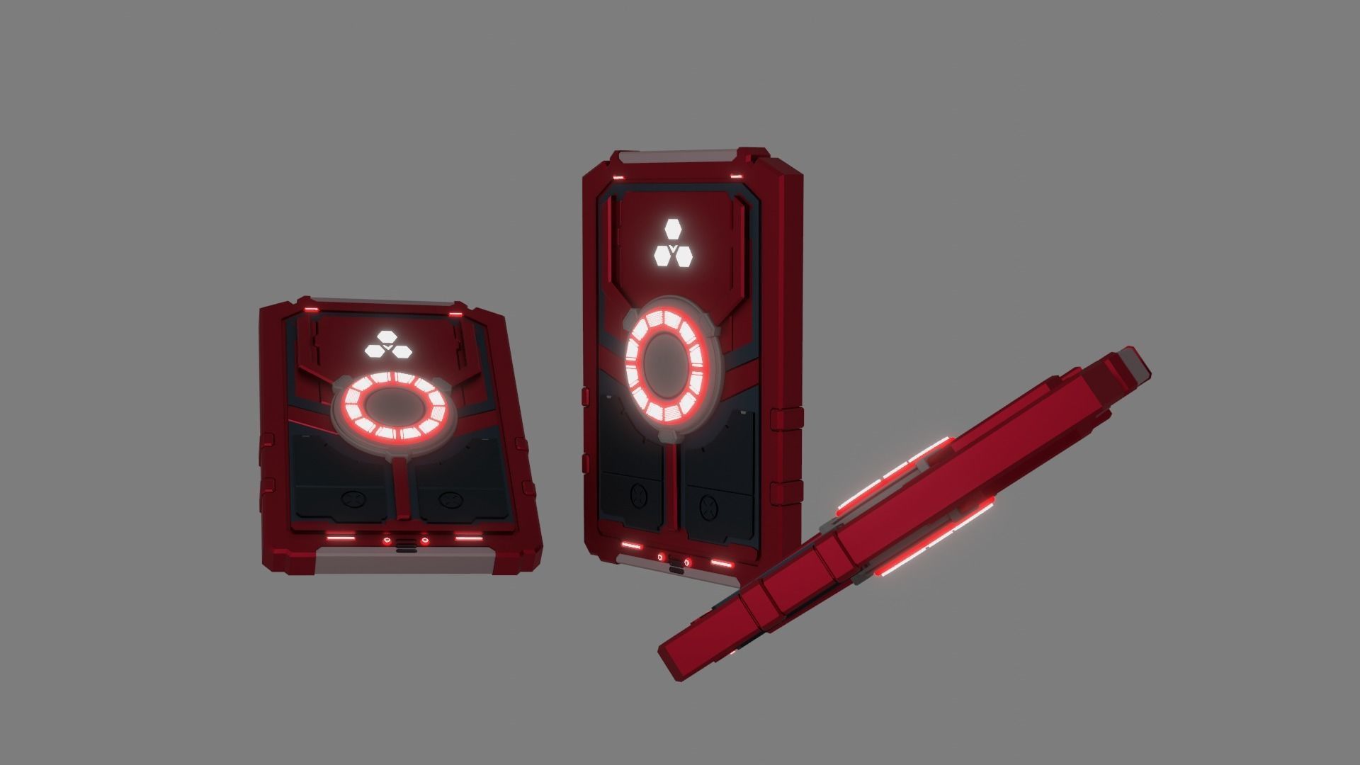 Sci-Fi card 3D model_28