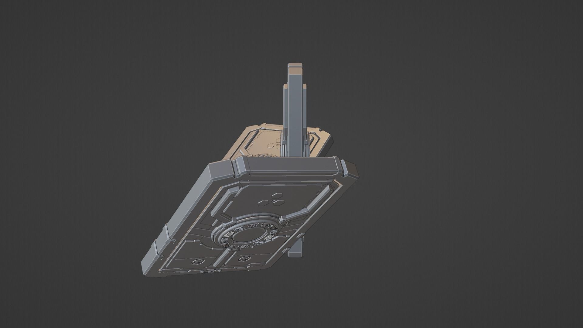 Sci-Fi card 3D model_32