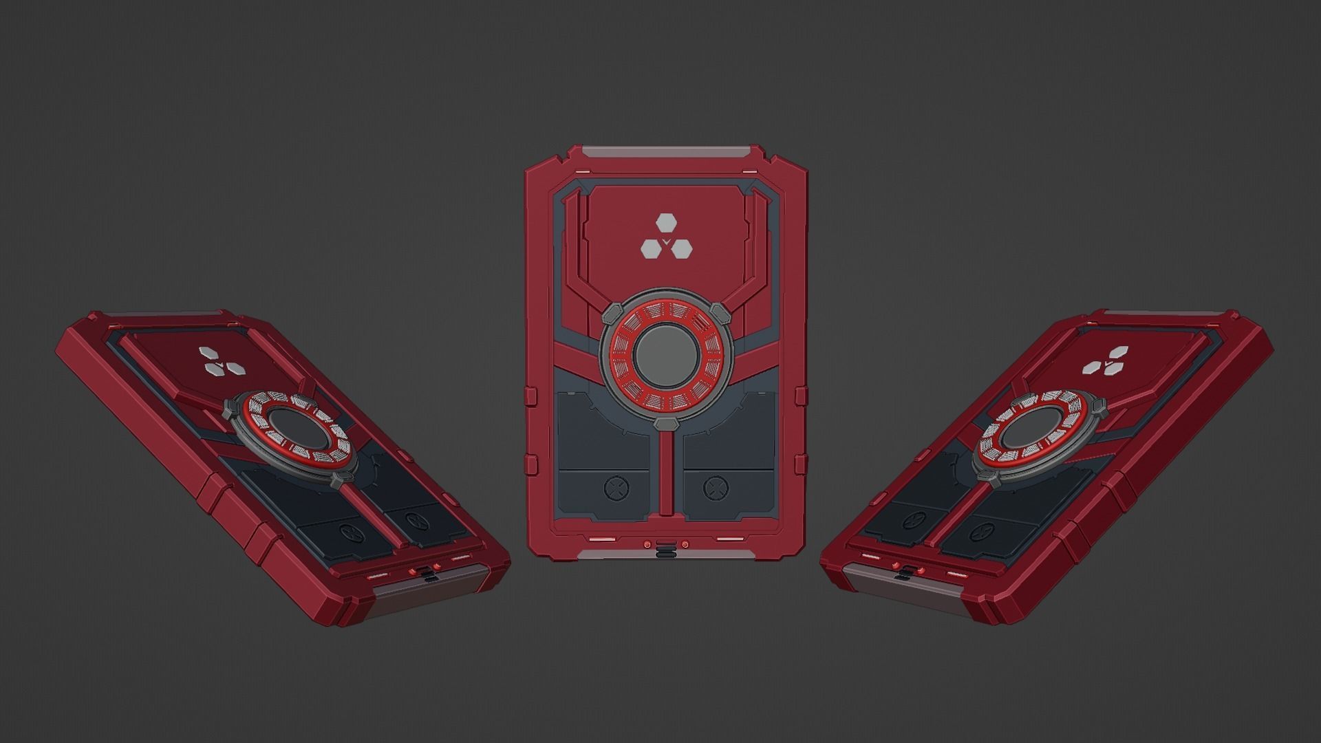 Sci-Fi card 3D model_36